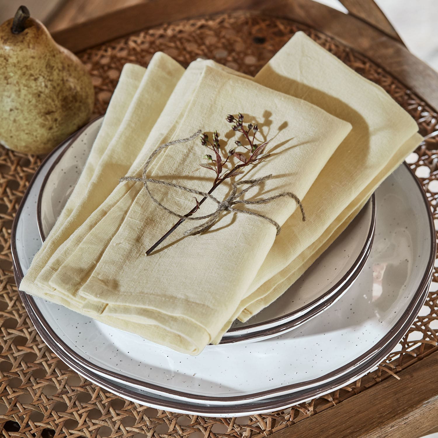 Set di 4 tovaglioli Ghis