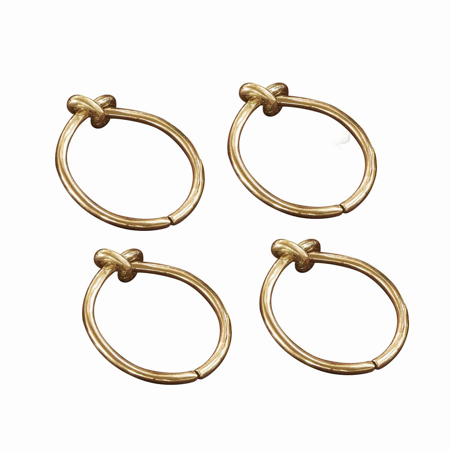 Set di 4 portatovaglioli ad anello Motje