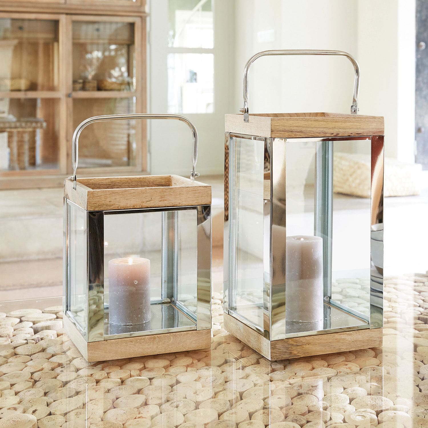 Coppia di lanterne Harpers