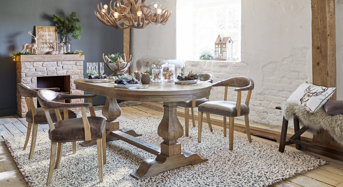 Punto d'incontro familiare in stile chalet-chic