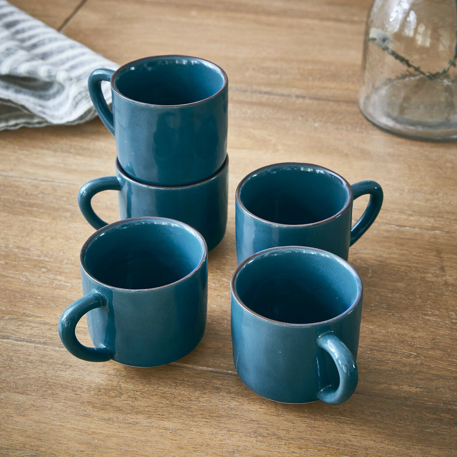 Set di 6 tazze con piattino Biarré