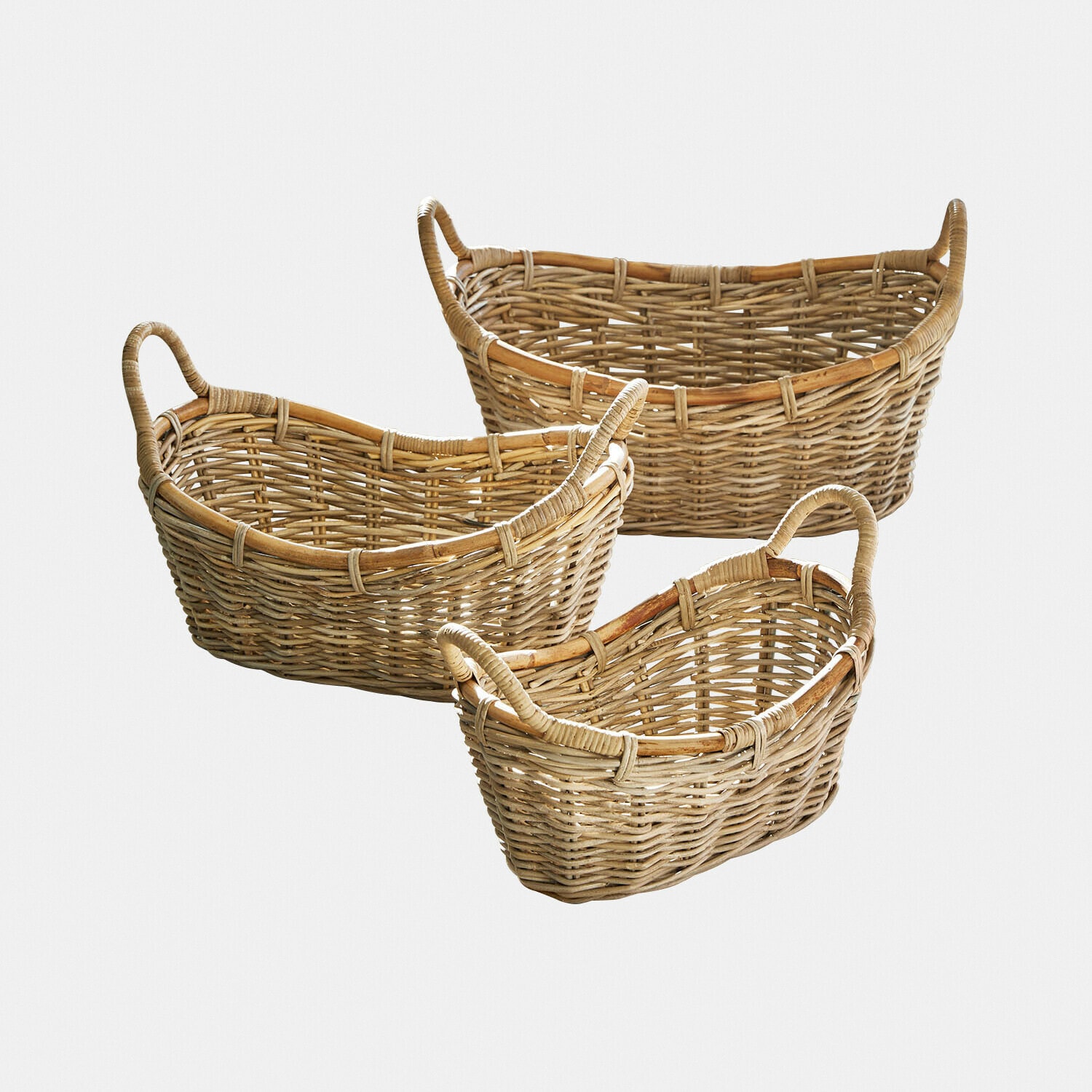 Set di 3 cesti Gavelle