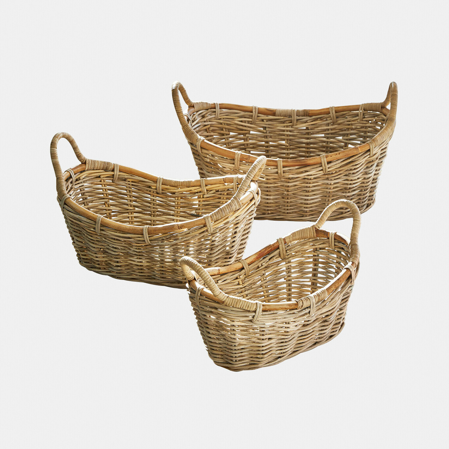 Set di 3 cesti Gavelle