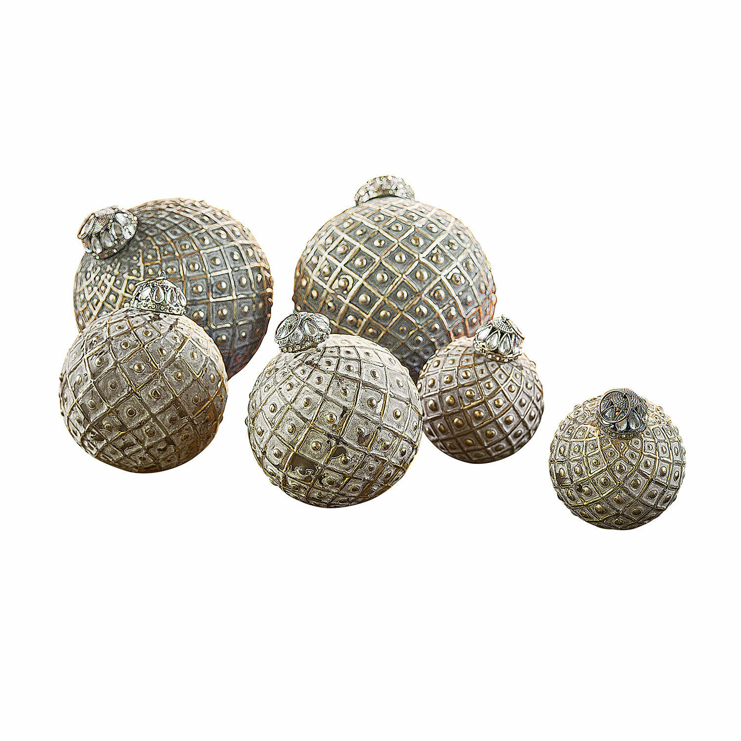 Set di 6 decorazioni natalizie Lucero