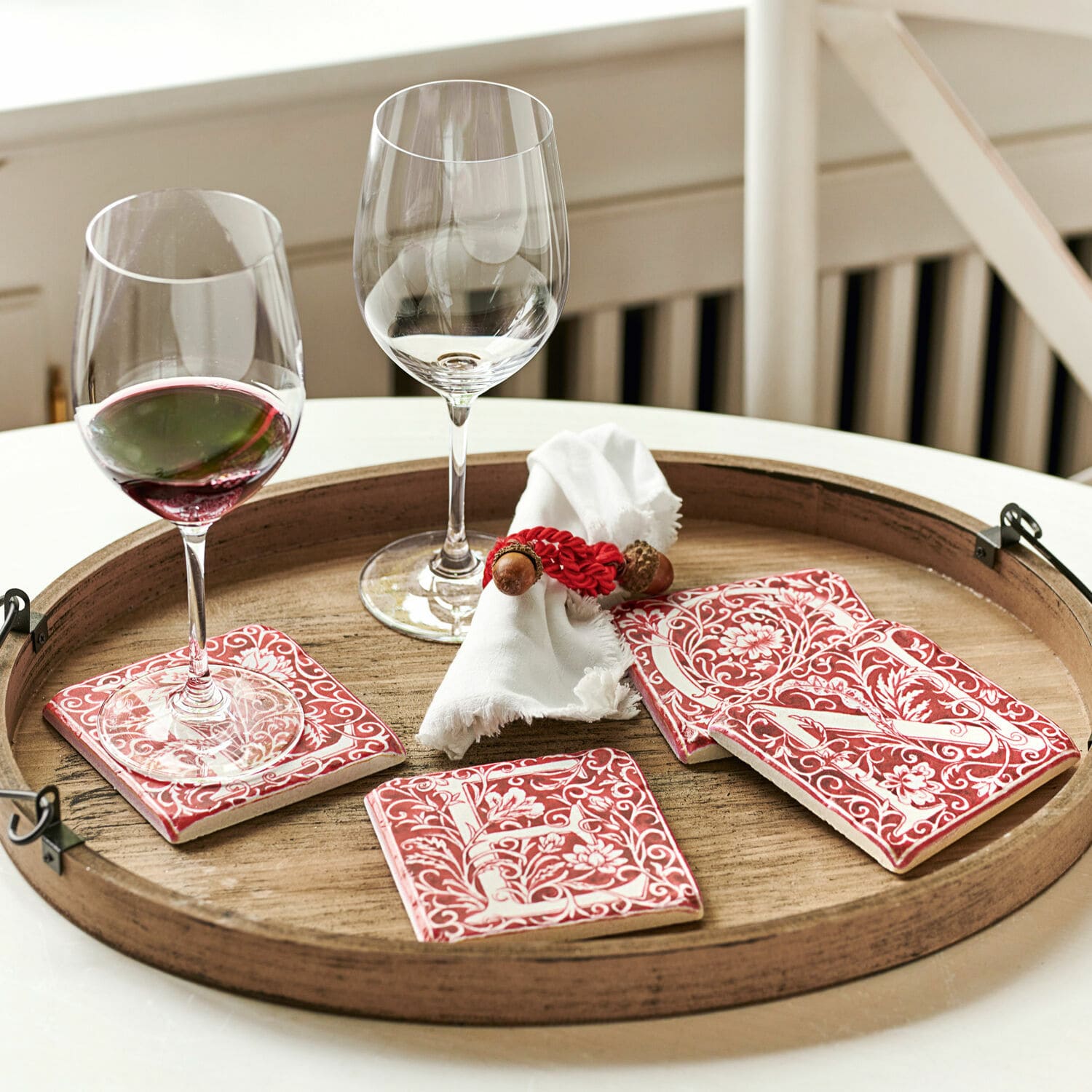 Set di 4 sottobicchieri Antigua