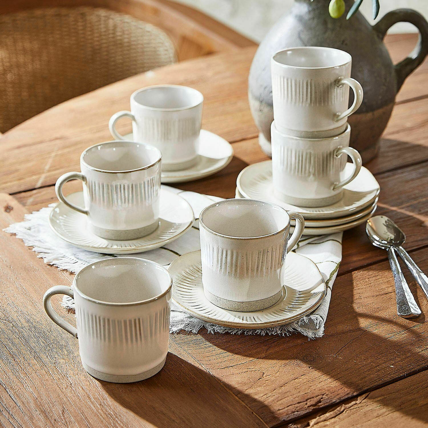 Set di 6 tazze con piattino Périers