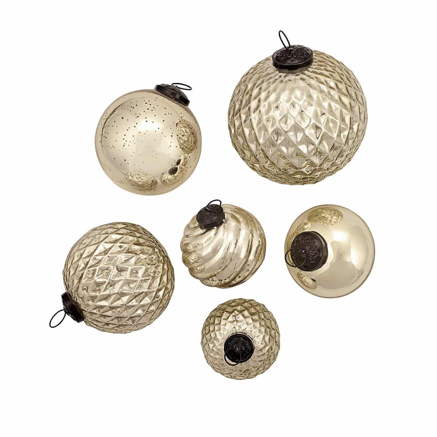 Set di 6 decorazioni natalizie Lyas