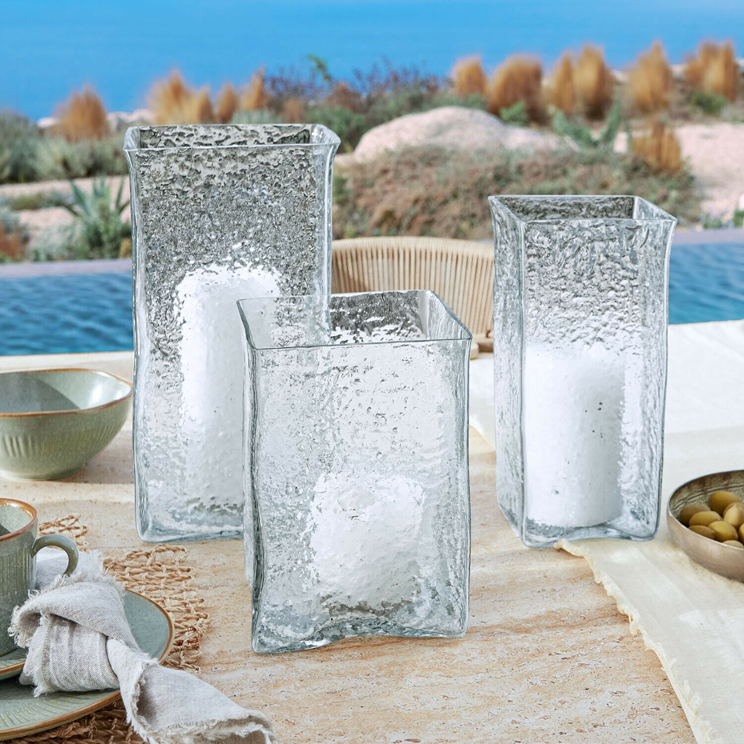 Set di 3 portacandele Xarlac