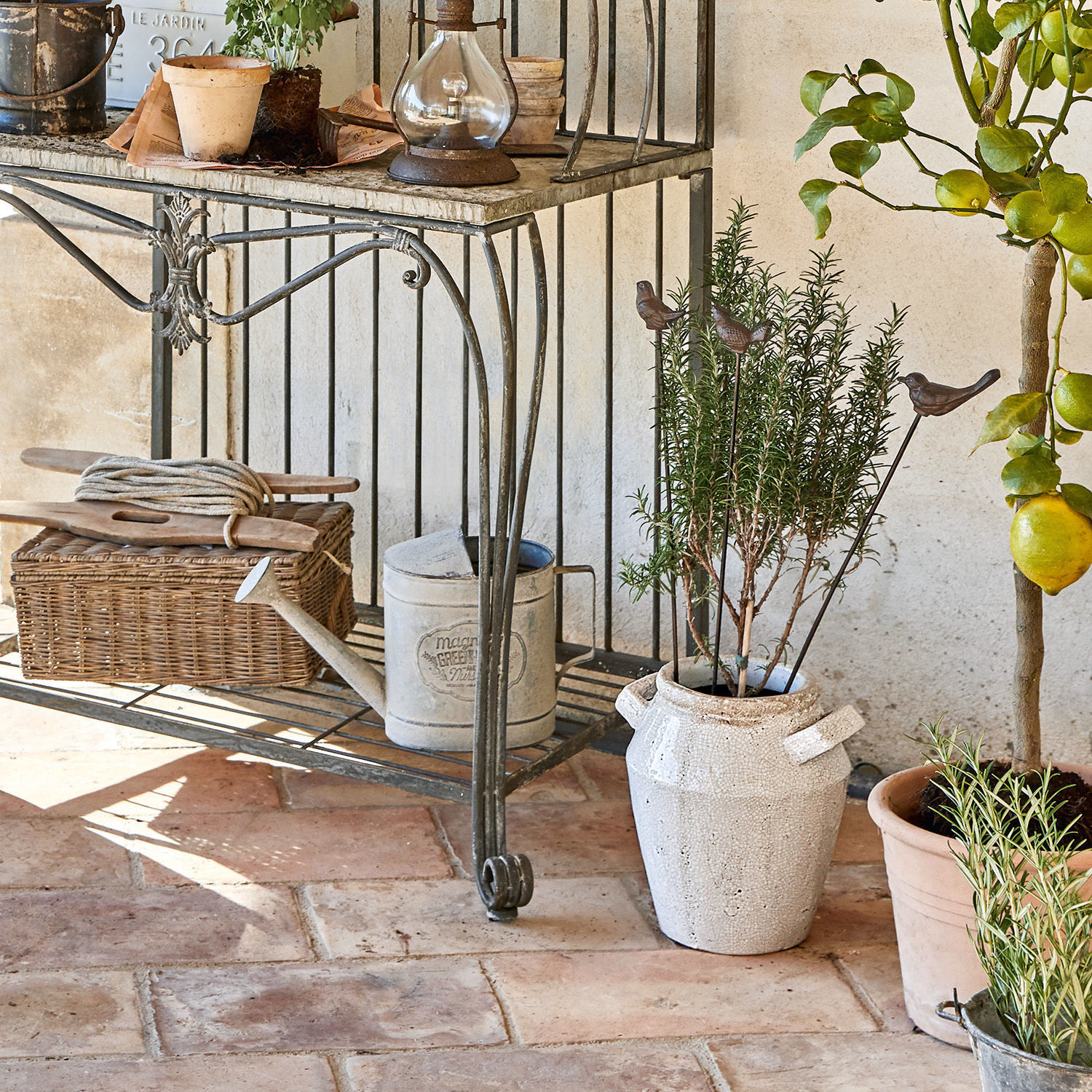 Set di 3 decorazioni da giardino con asta Laver