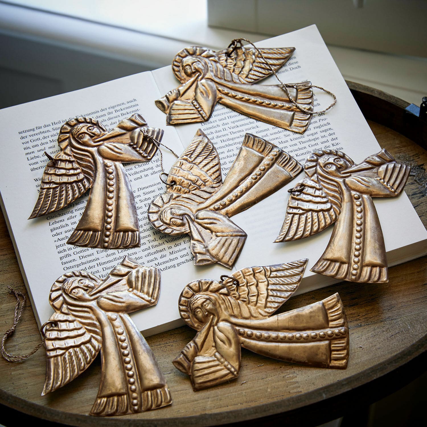 Set di 6 decorazioni da appendere Angels
