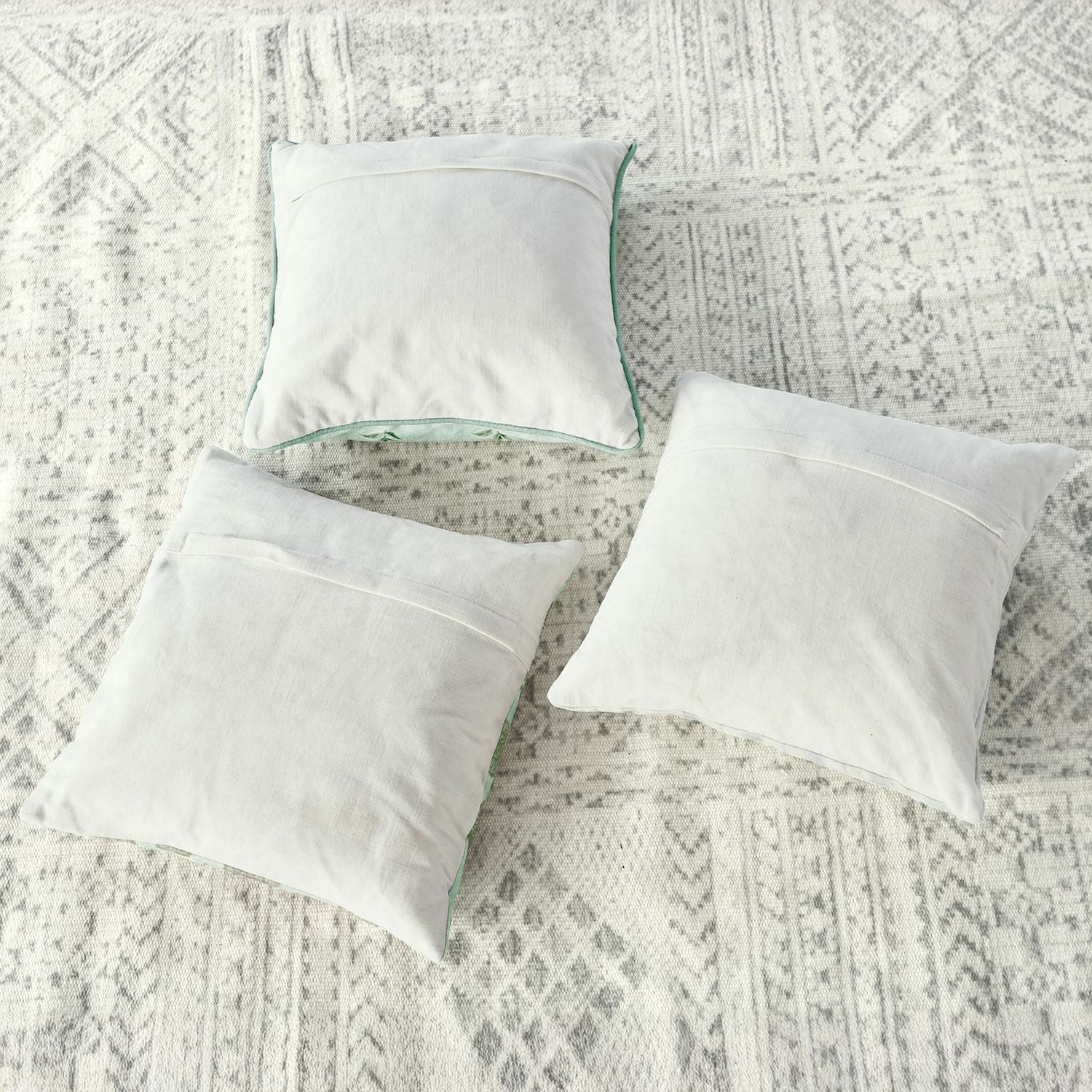 Set di 3 copricuscini Père