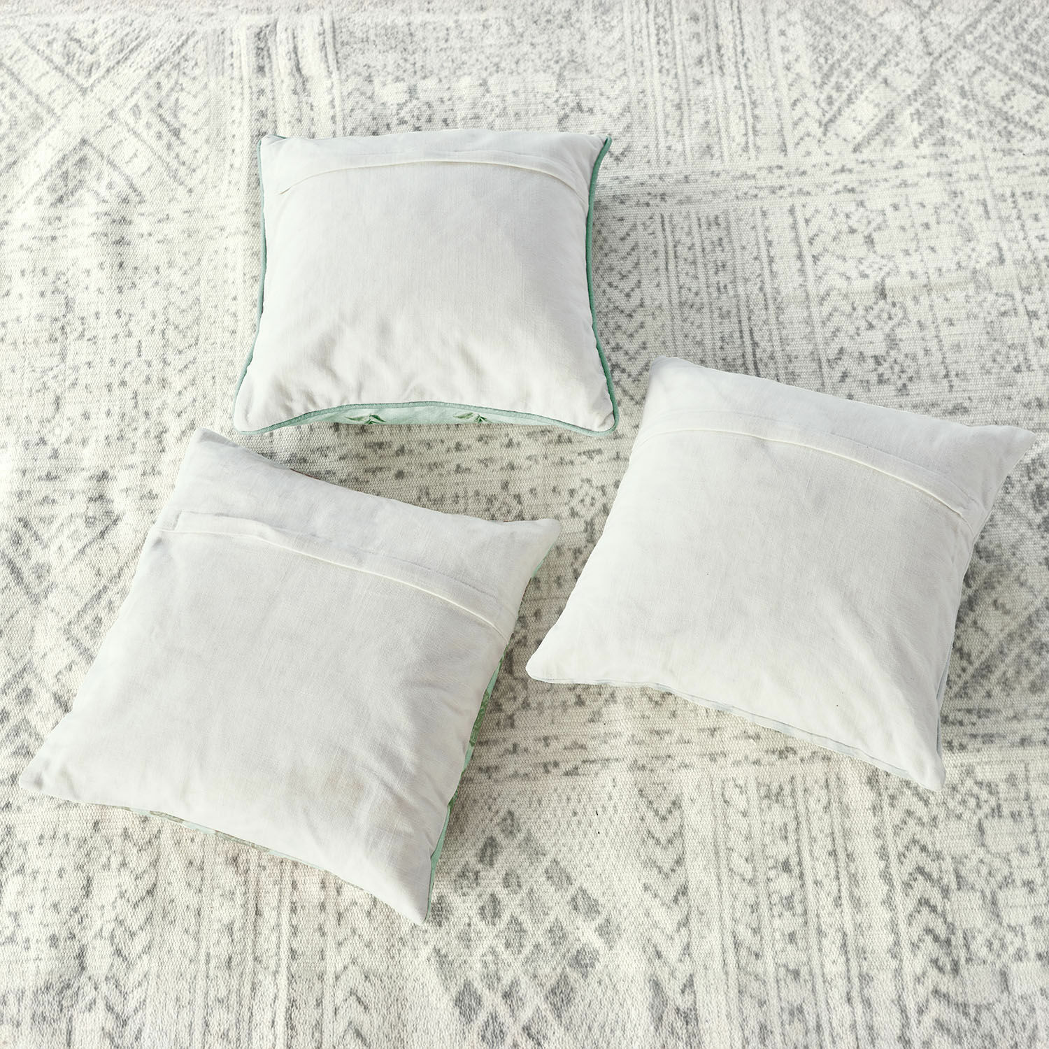 Set di 3 copricuscini Père