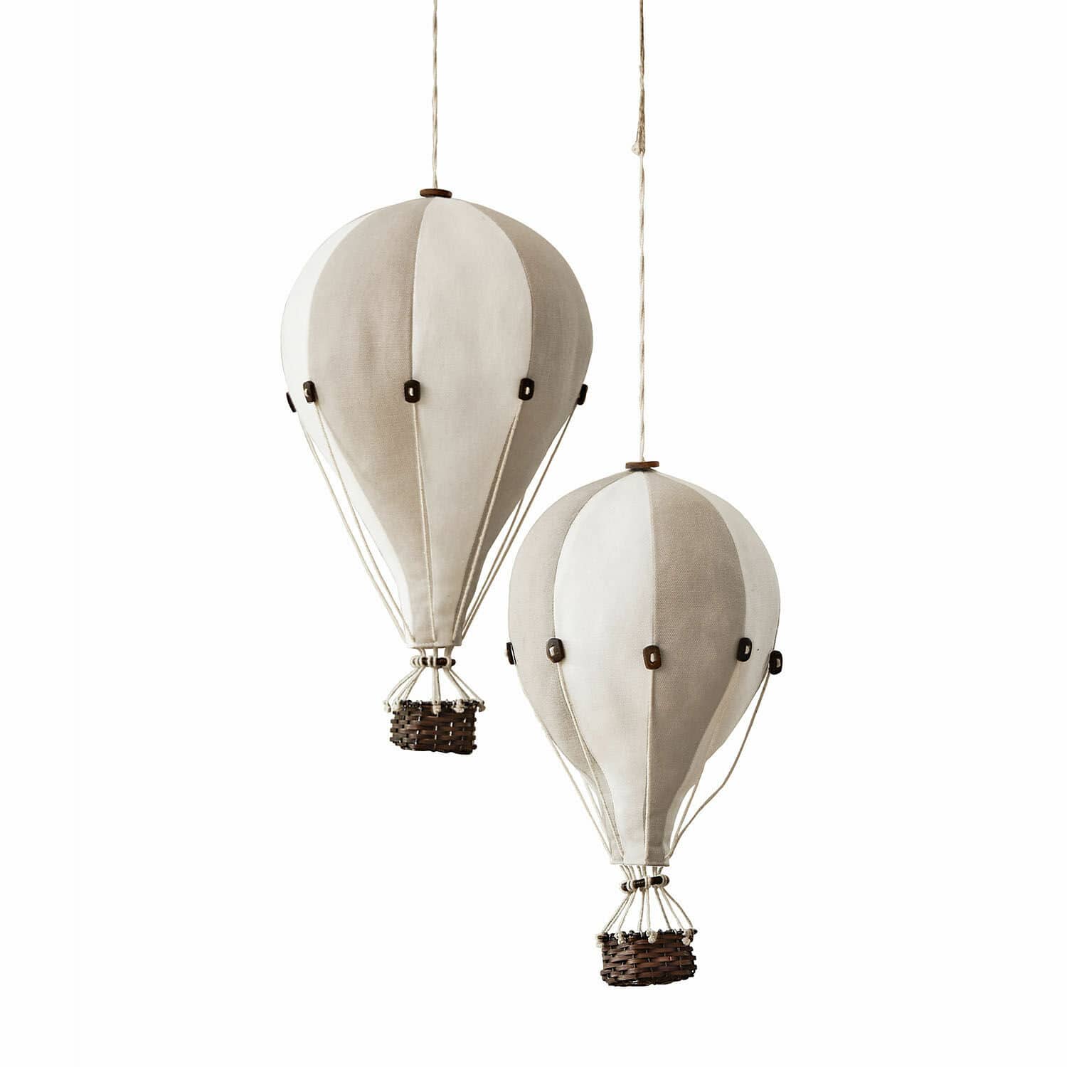 Coppia di mongolfiere decorative Merrybean