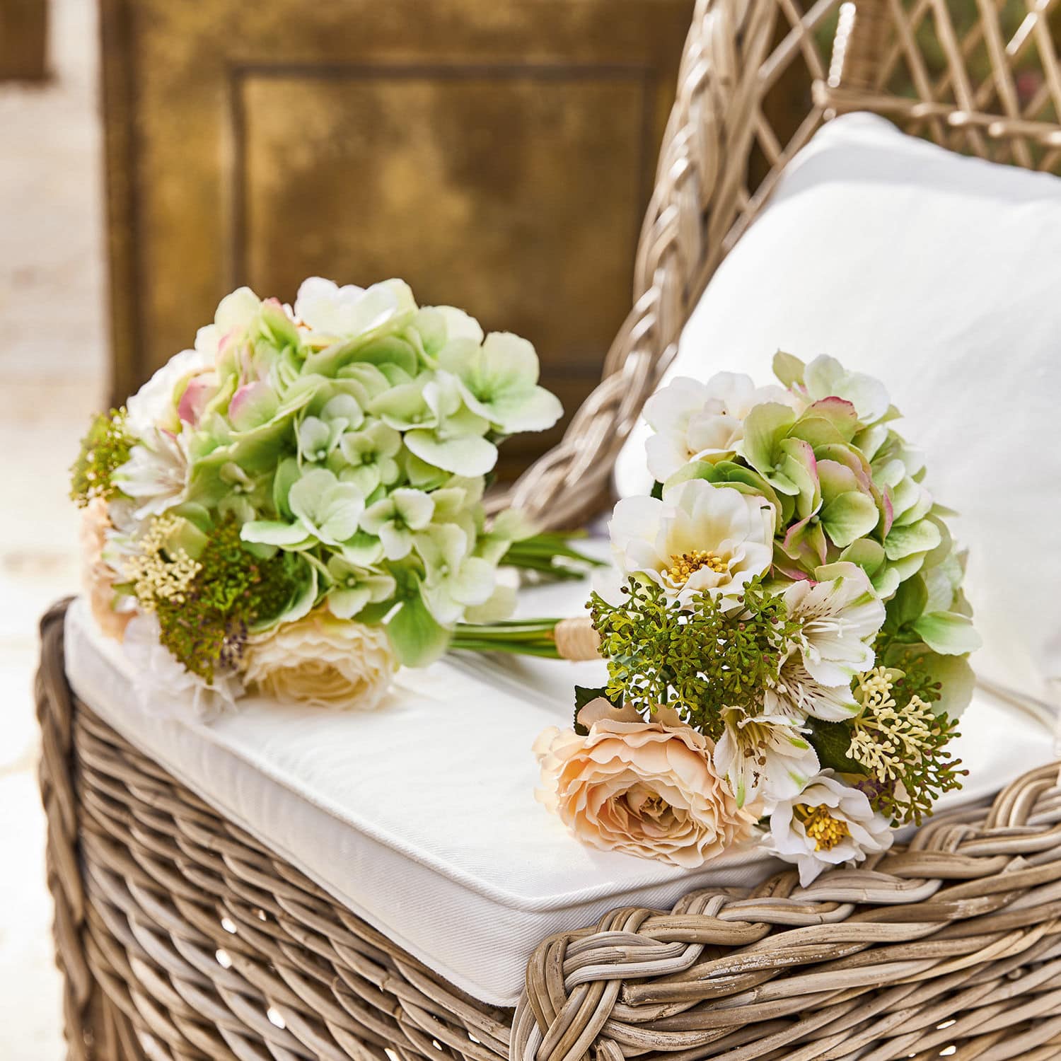 Coppia di fiori decorativi Alissia