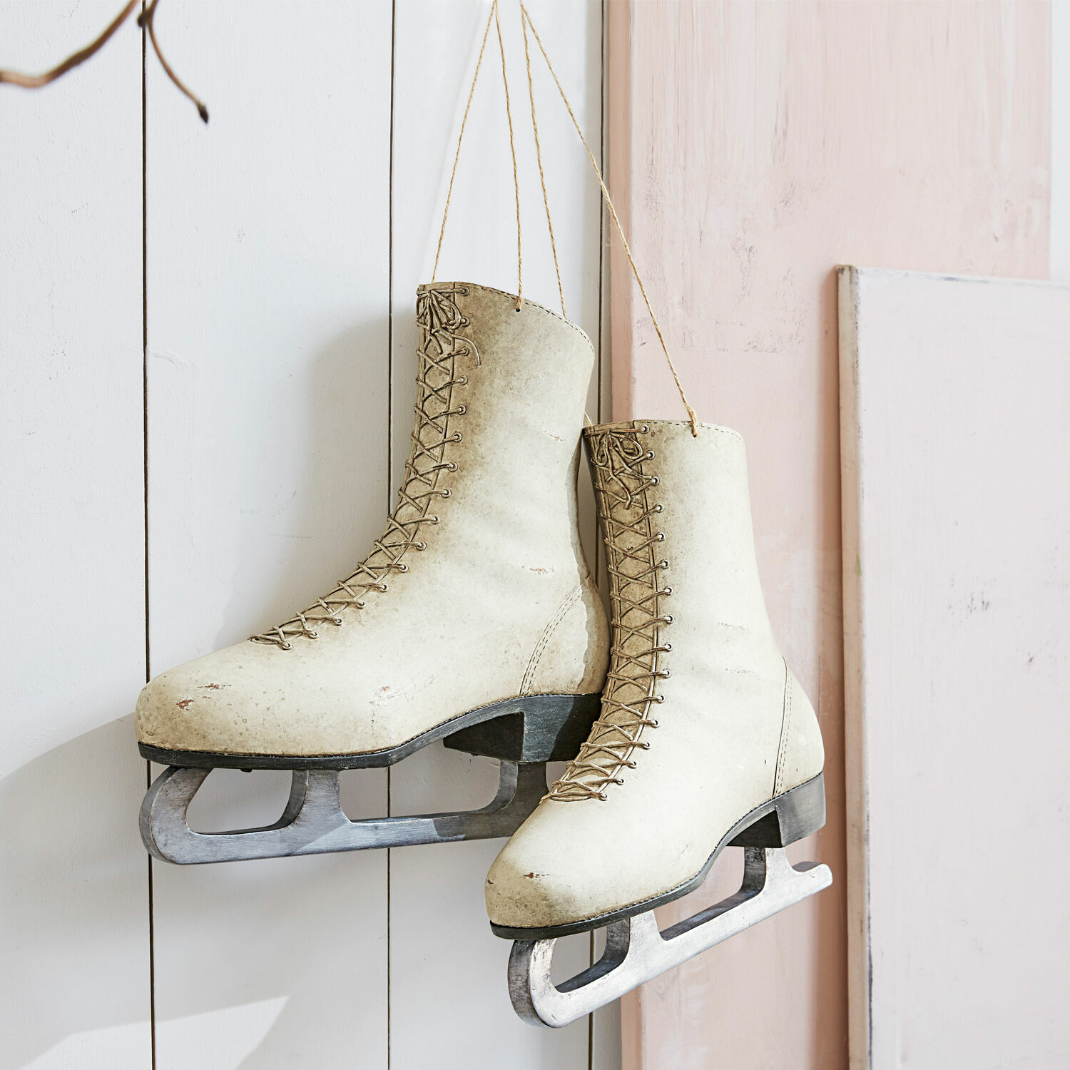 Coppia di pattini da ghiaccio decorativi Thibaud