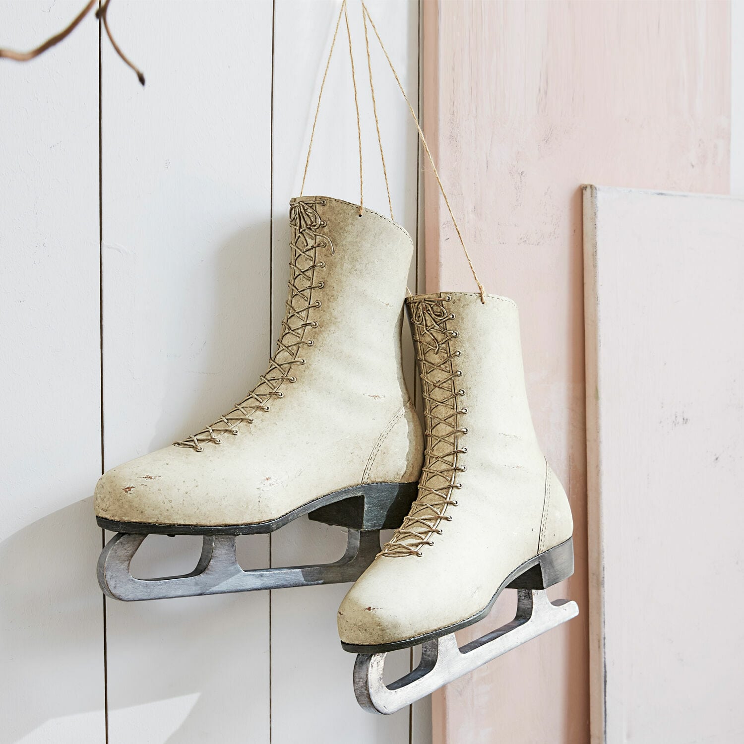 Coppia di pattini da ghiaccio decorativi Thibaud