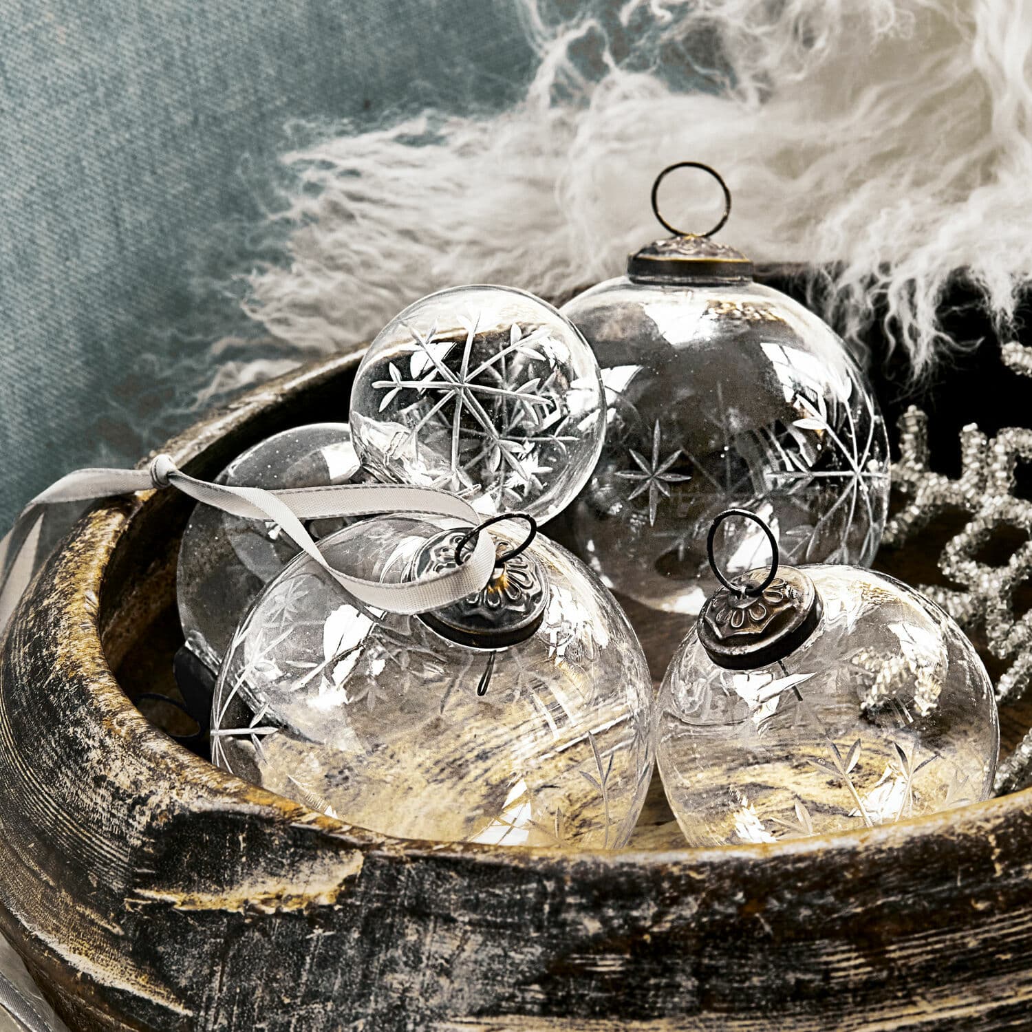 Set di 6 decorazioni natalizie Coro