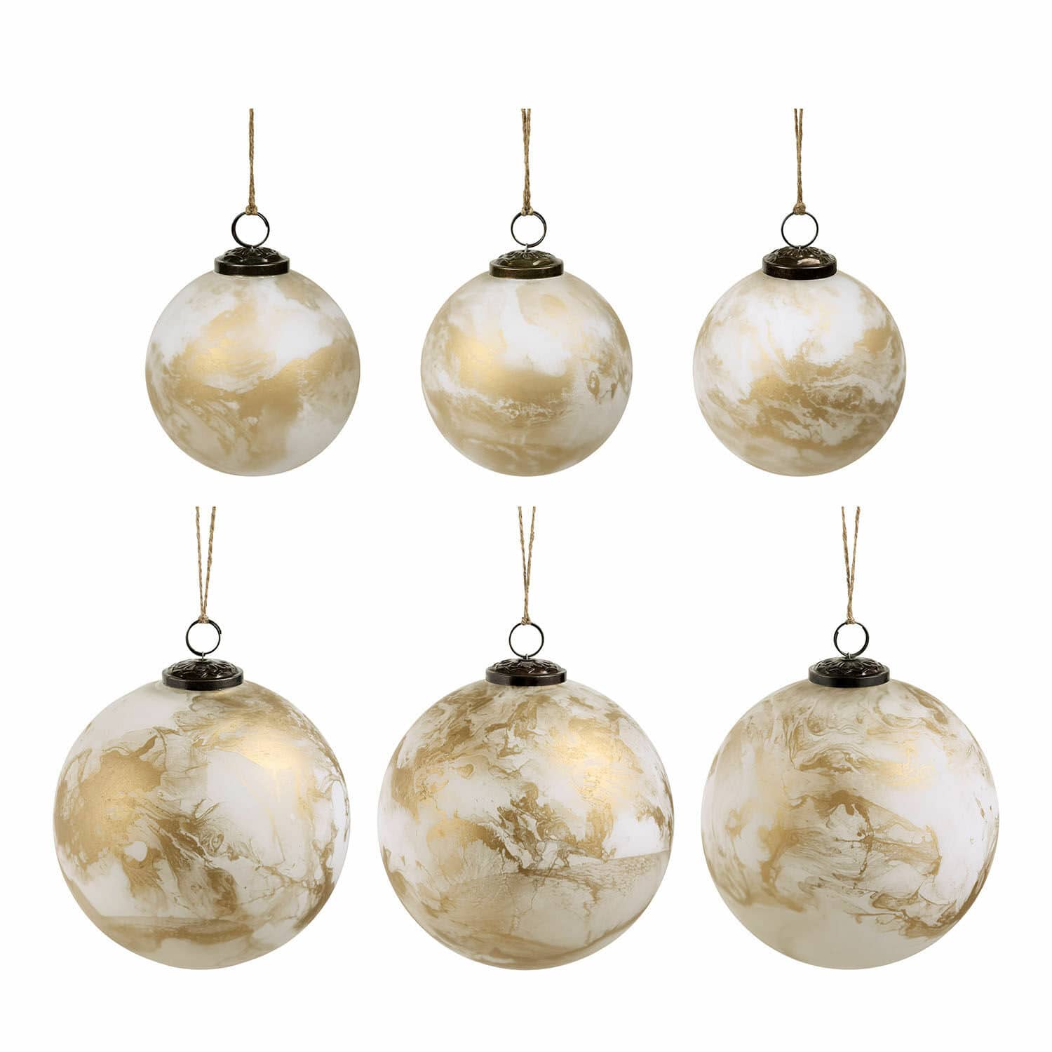 Set di 6 palline di Natale Nymeria