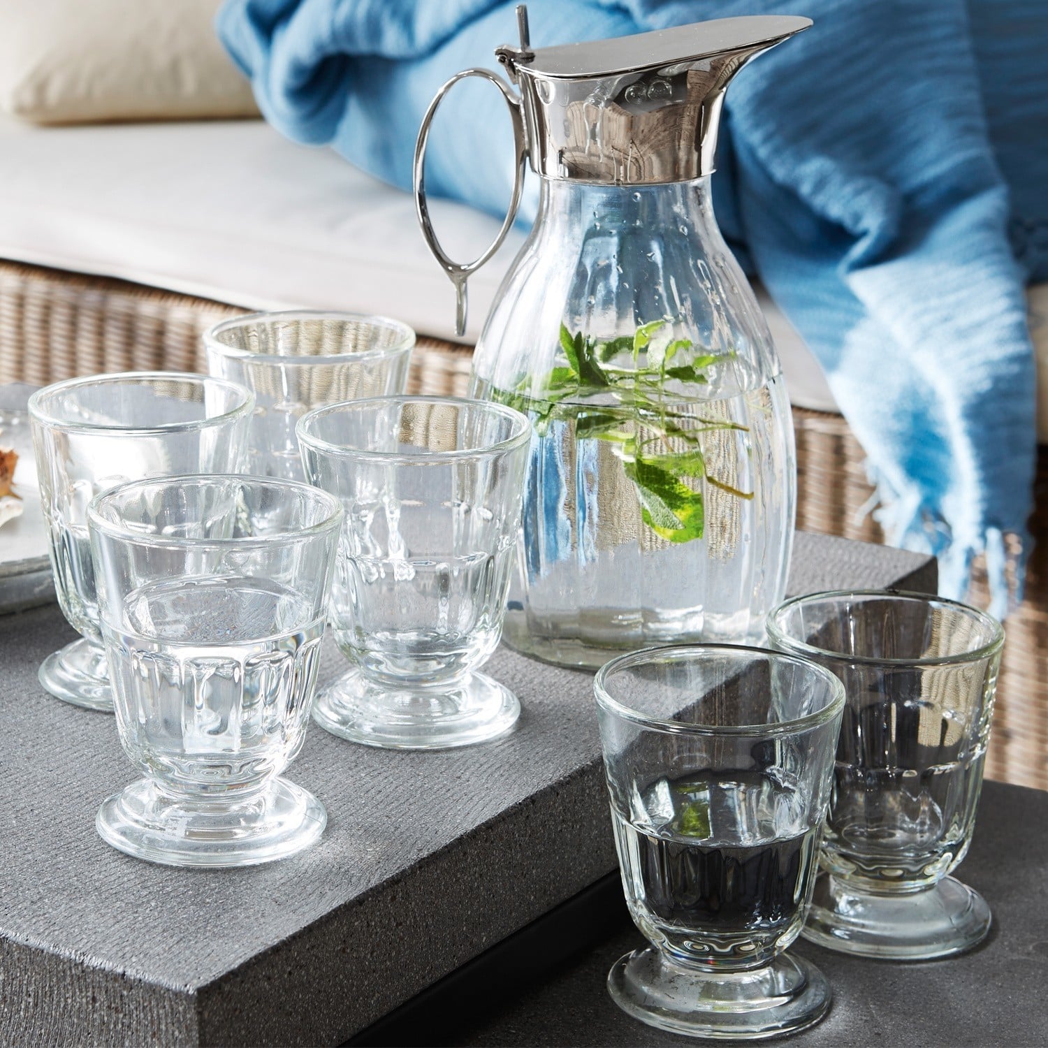 Set di 6 bicchieri da acqua Pouce