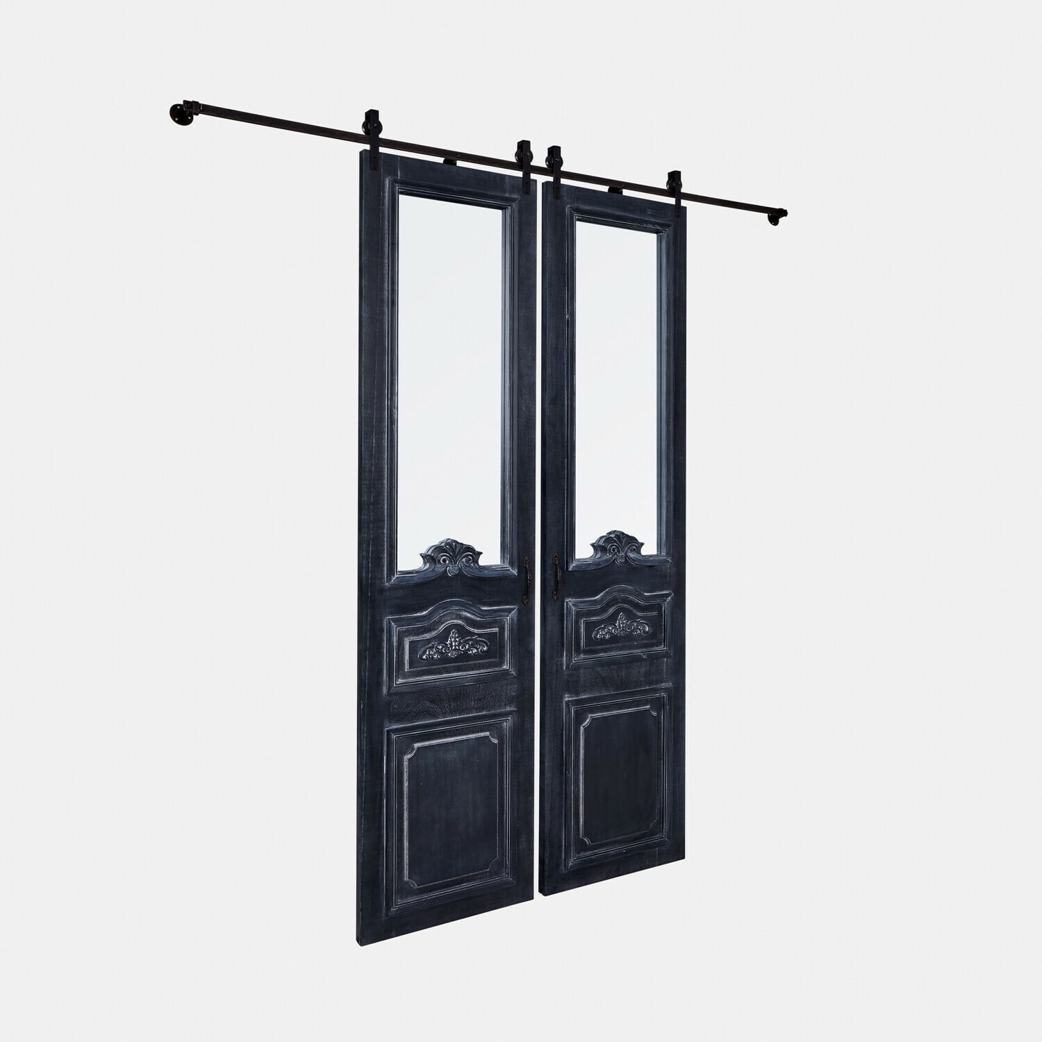 Porta scorrevole a doppia anta Brévoise