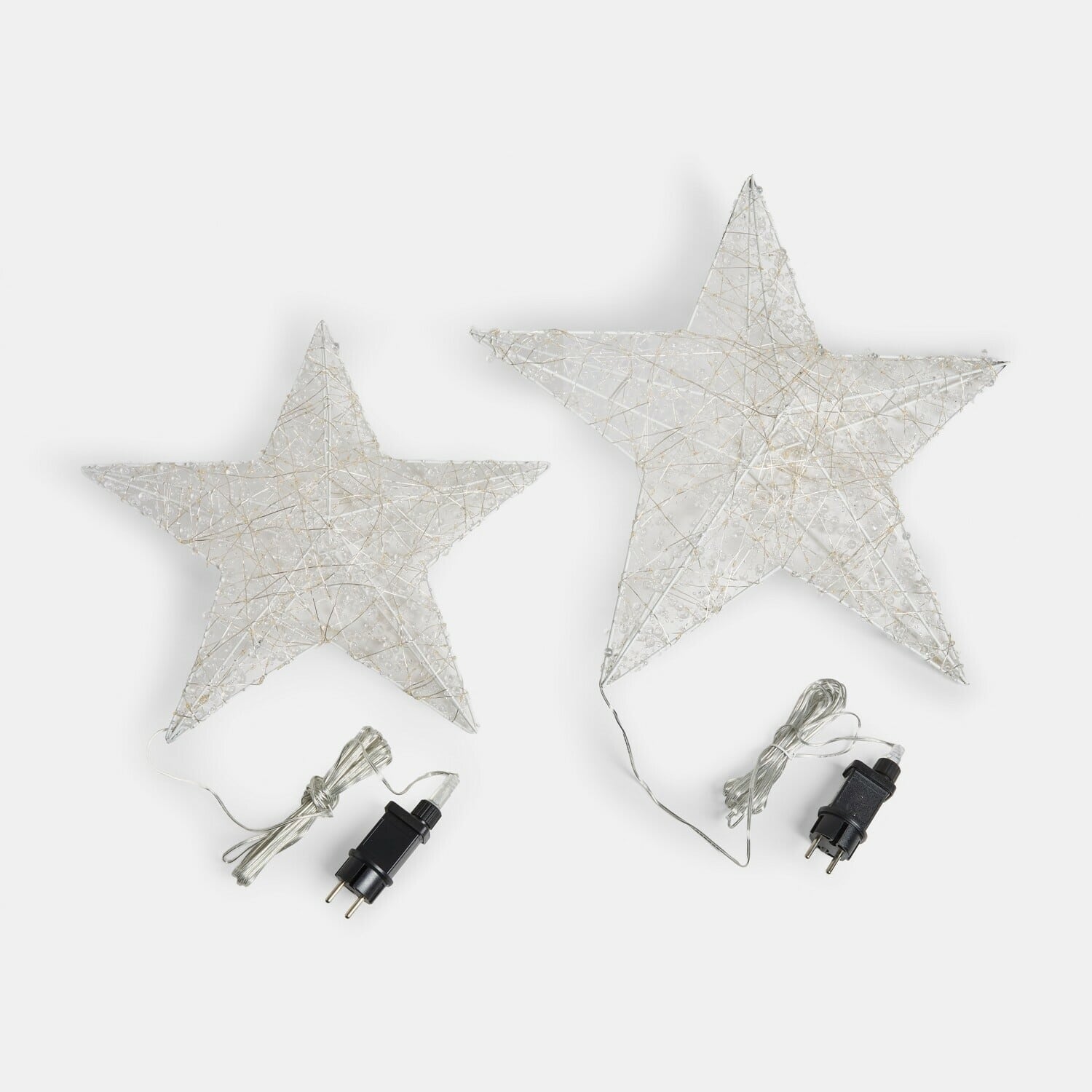 Coppia di stelle a LED Brightens