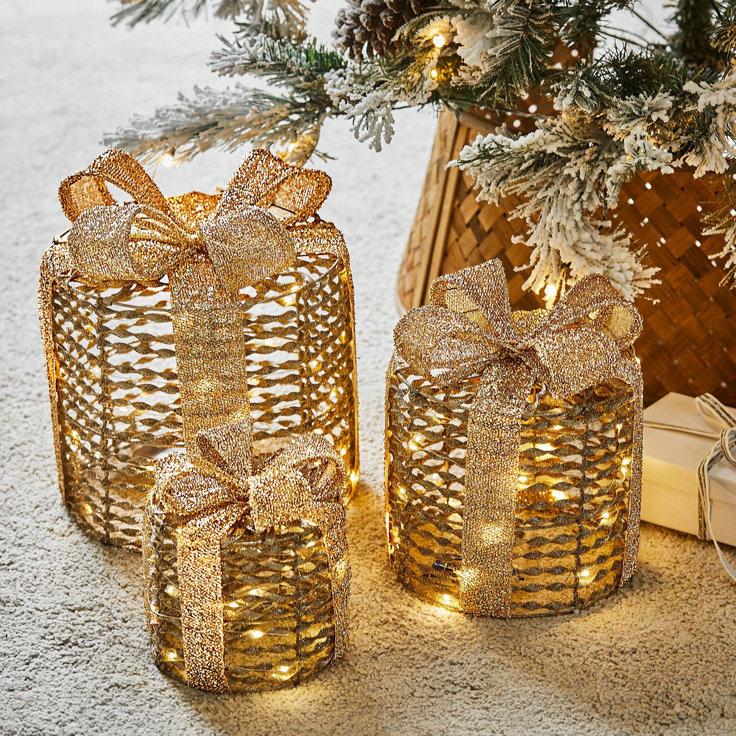 Set di 3 pacchi regalo a LED Lorivane