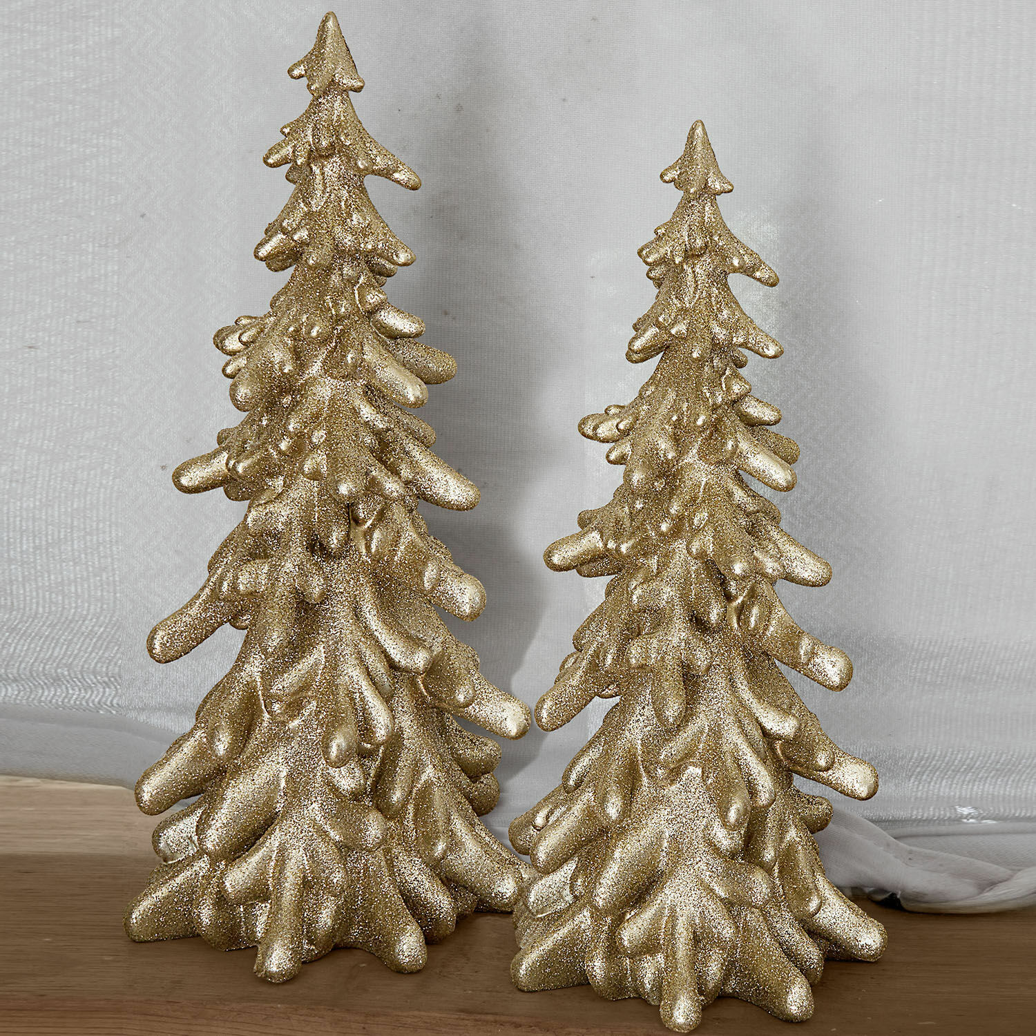 Coppia di alberelli decorativi Tolvene