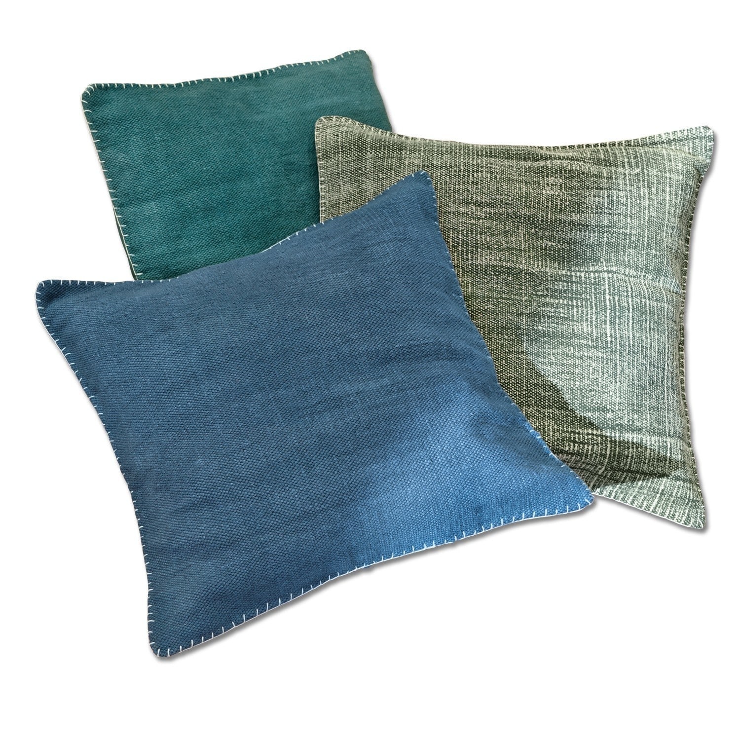 Set di 3 copricuscini Helvin