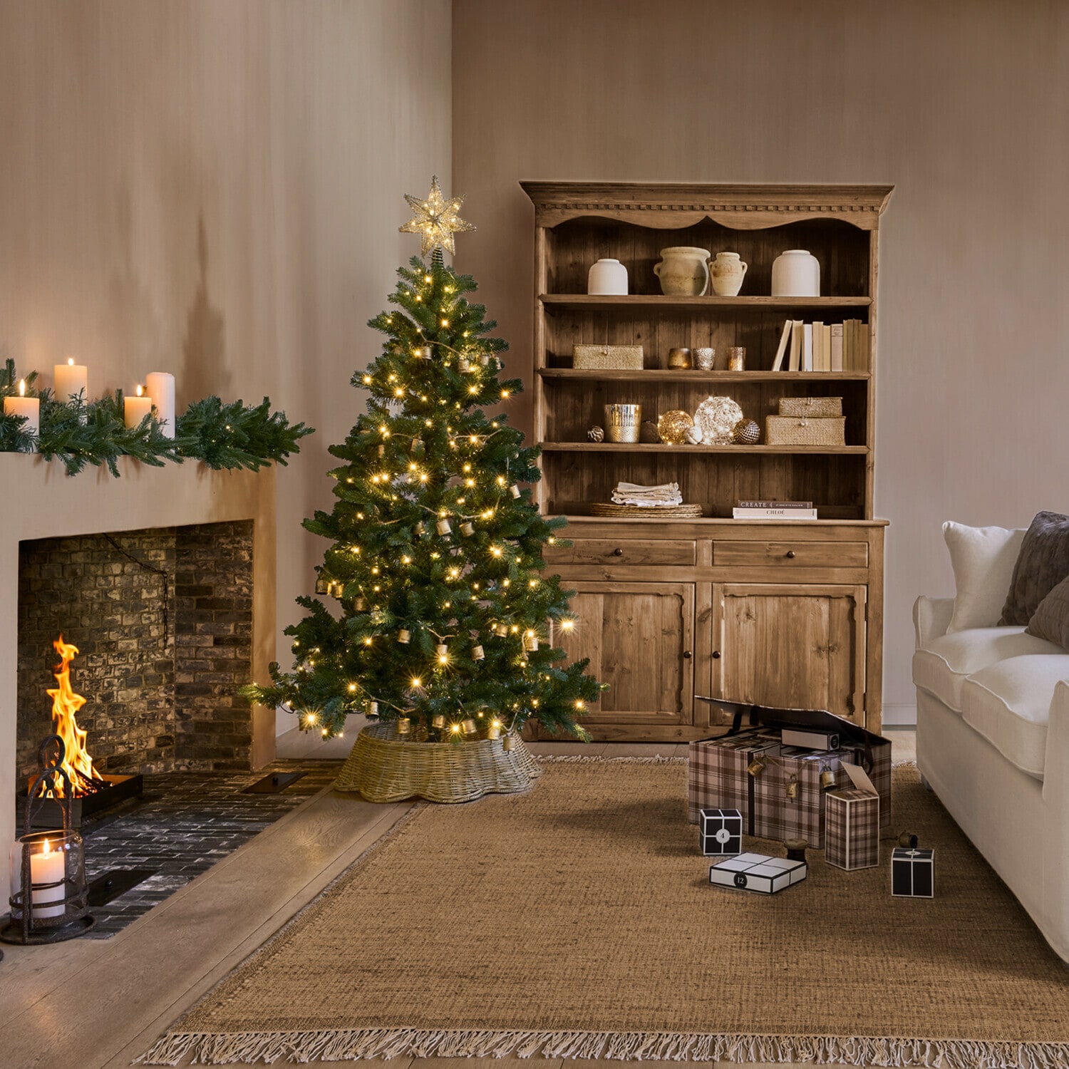 Copri base per albero di Natale Cornwalle