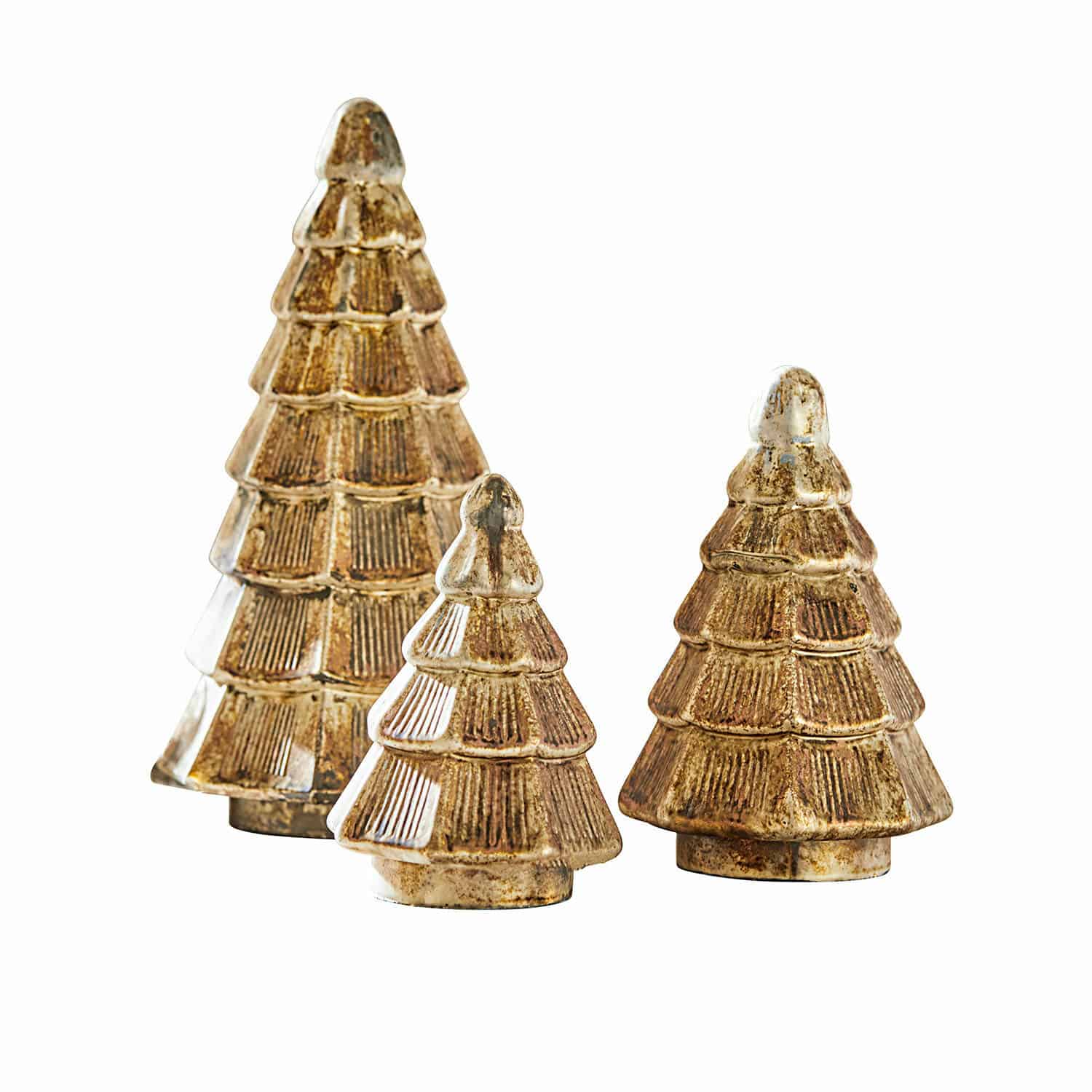 Set di 3 alberelli decorativi Perla