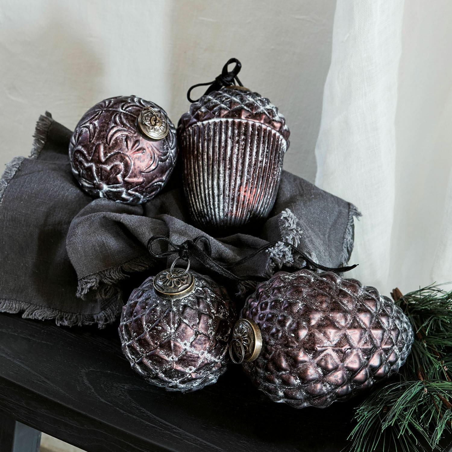 Set di 4 decorazioni natalizie Broome