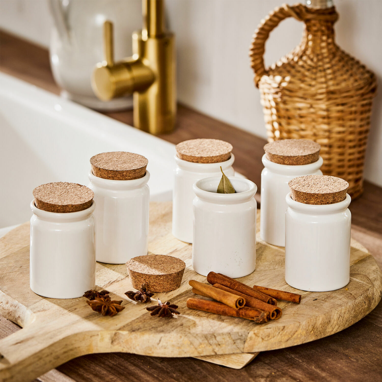 Set di 6 barattoli per spezie Kamenica