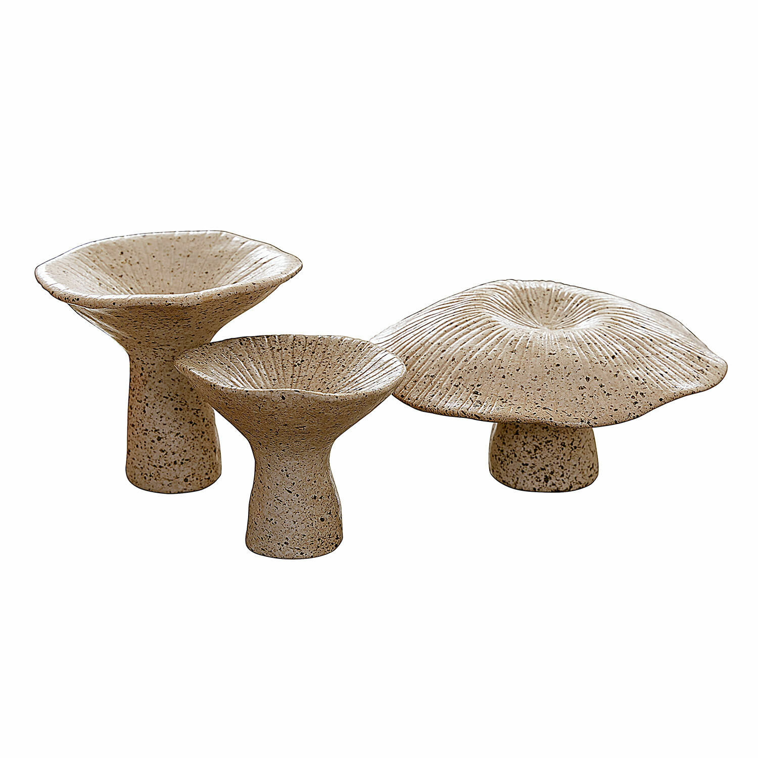 Set di 3 funghi decorativi Safoura