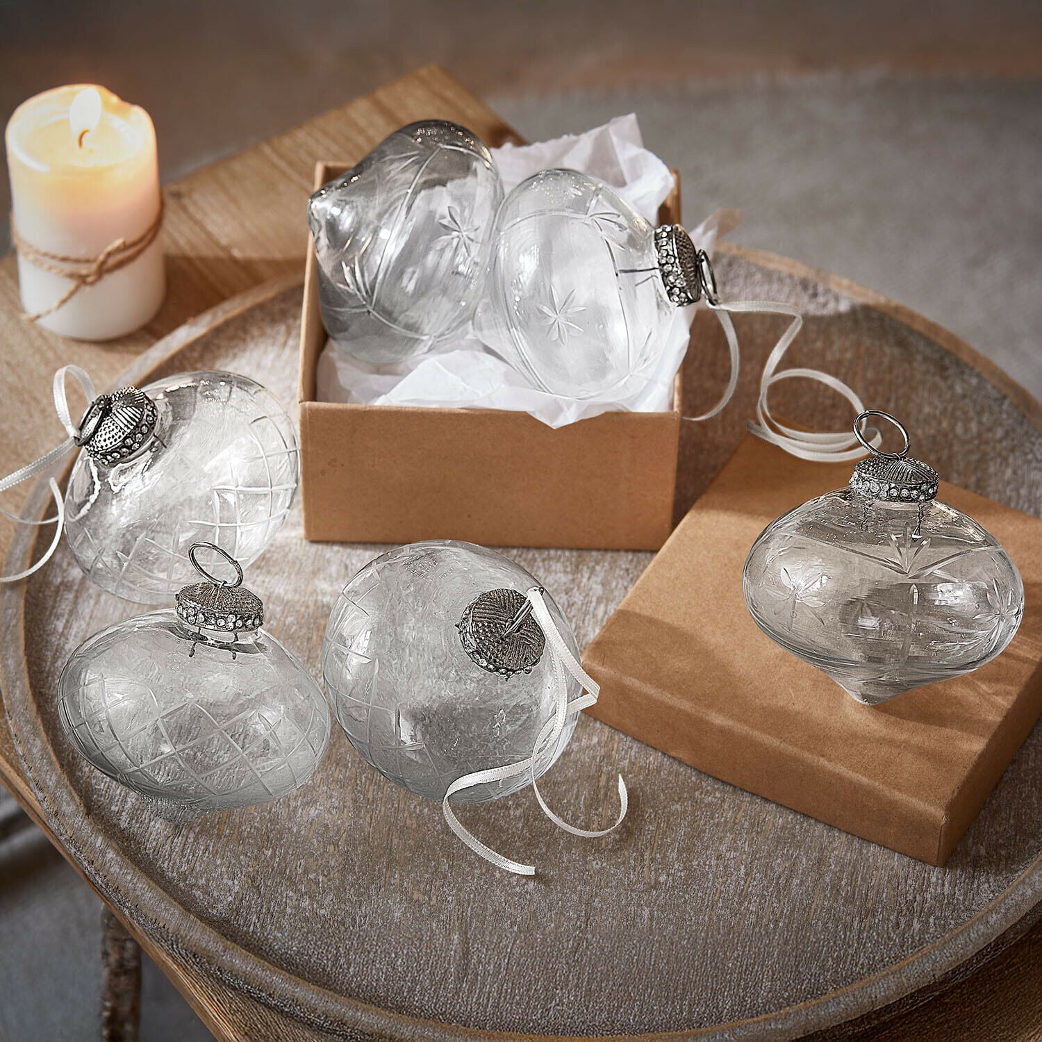 Set di 6 decorazioni natalizie Cheshire