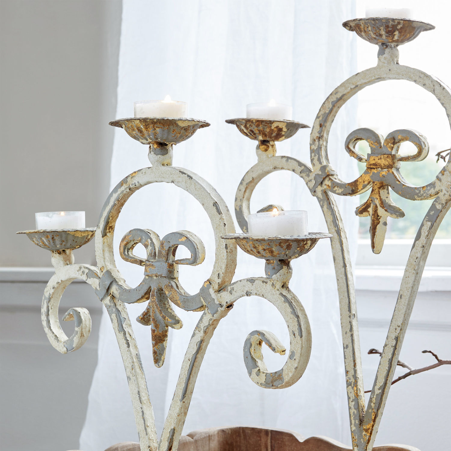 Coppia di candelabri Guilvinec