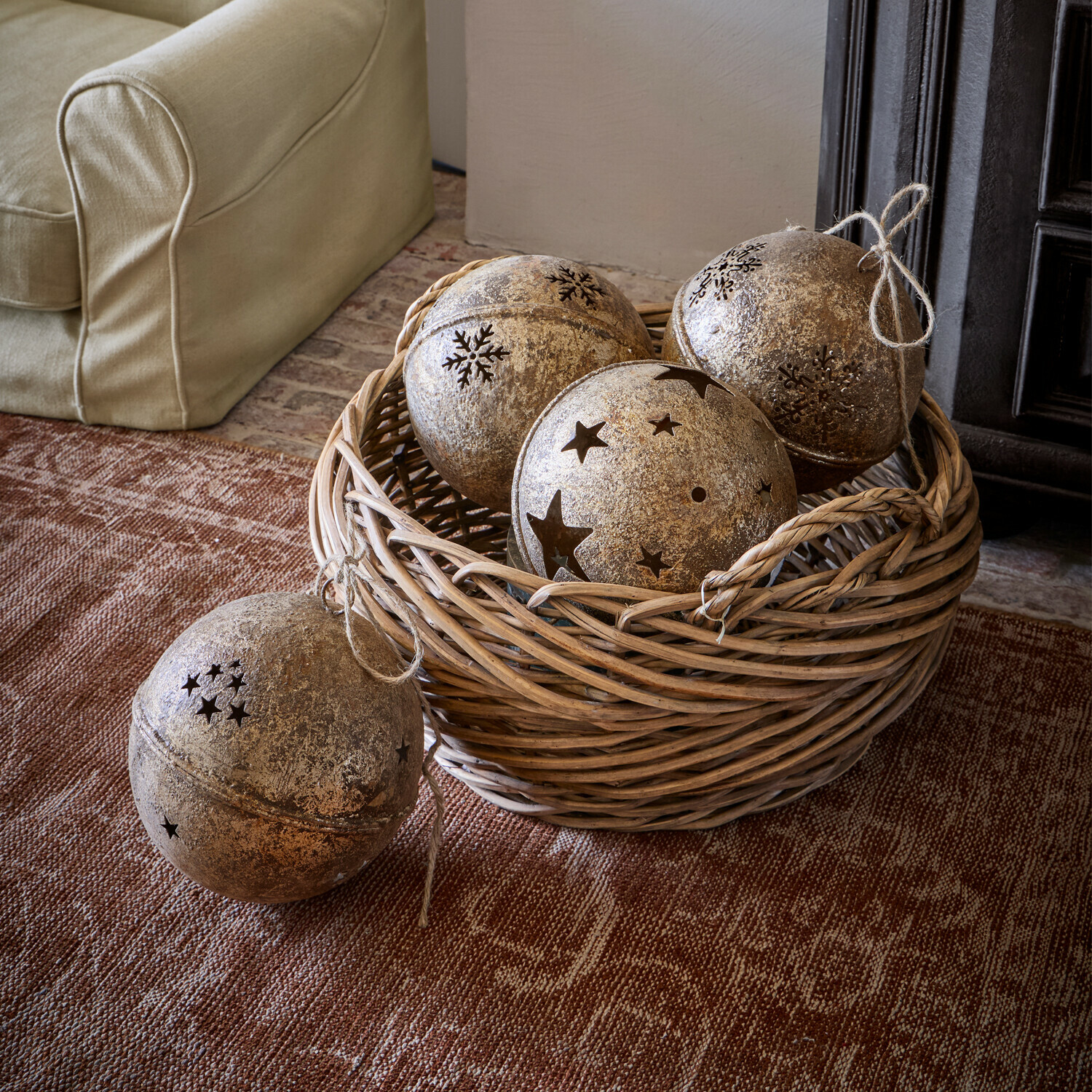 Set di 4 palline decorative Elyzara
