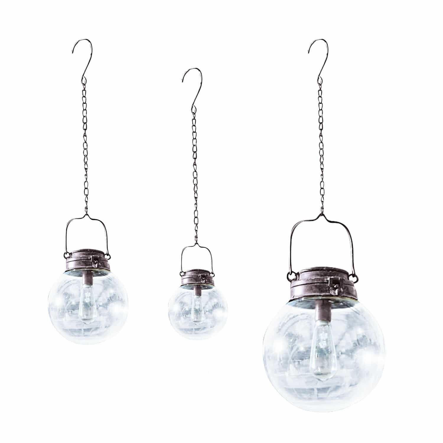 Set di 3 lampade solari Celare