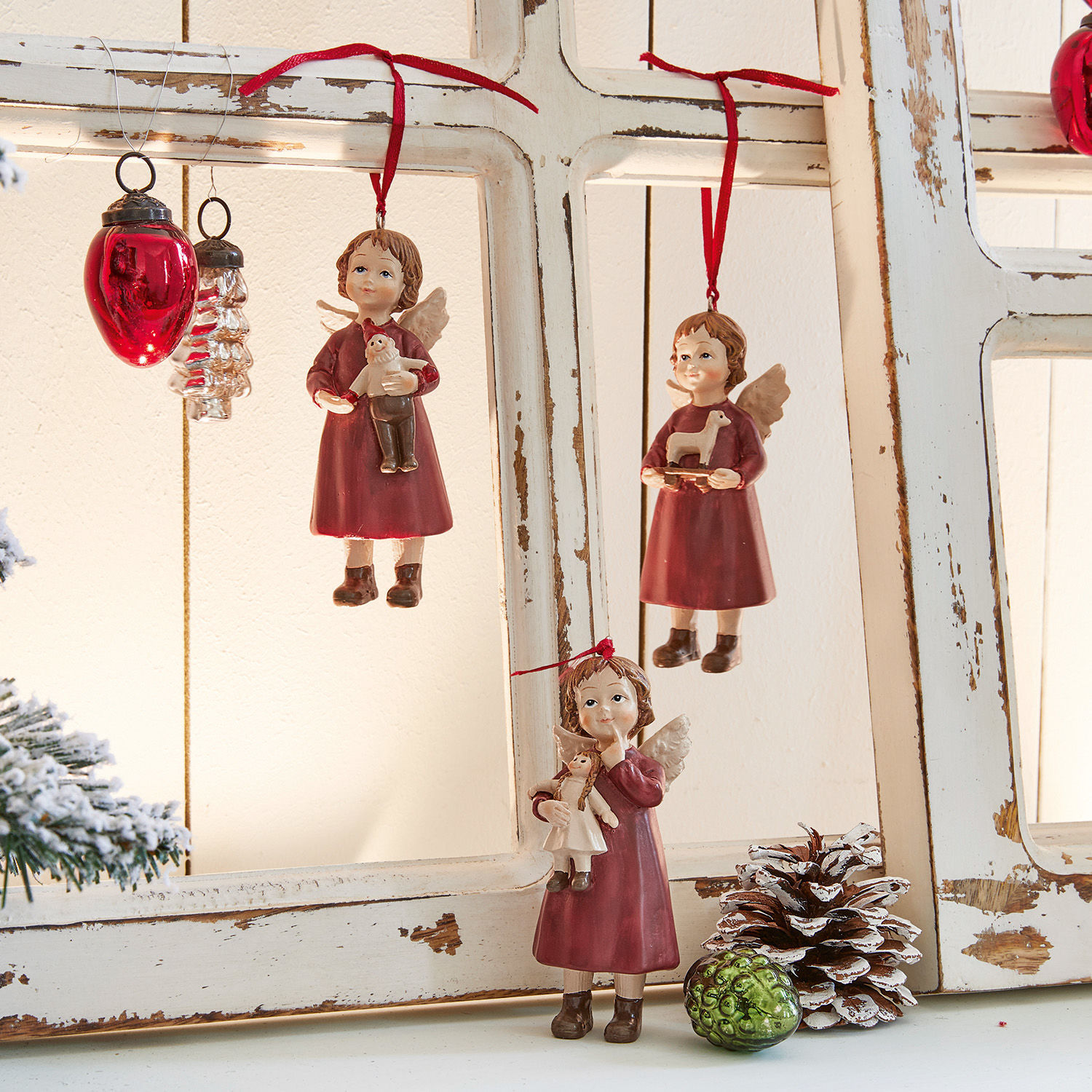 Set di 3 decorazioni da appendere Beringen