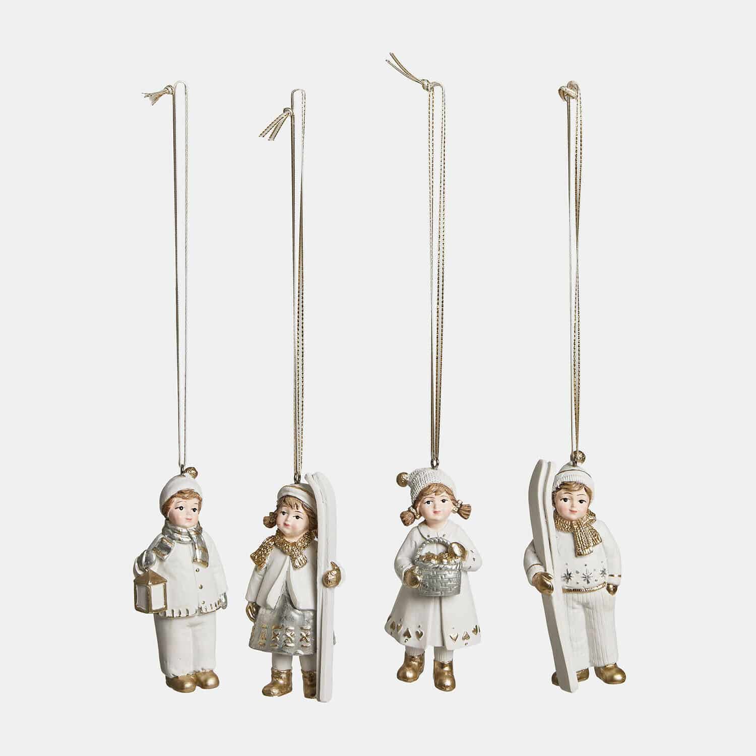 Set di 4 decorazioni da appendere Eirikholt