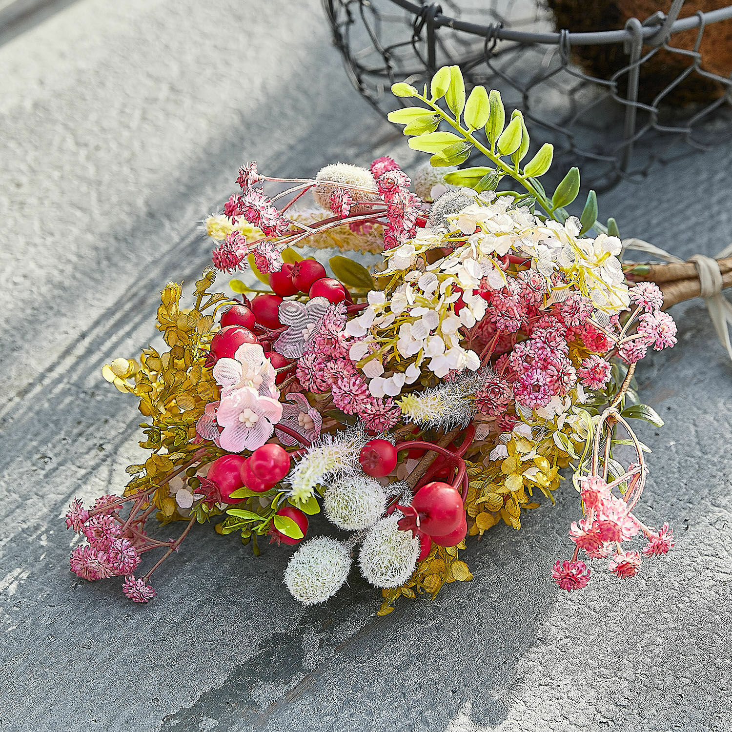 Coppia di mazzi di fiori decorativi Selivane