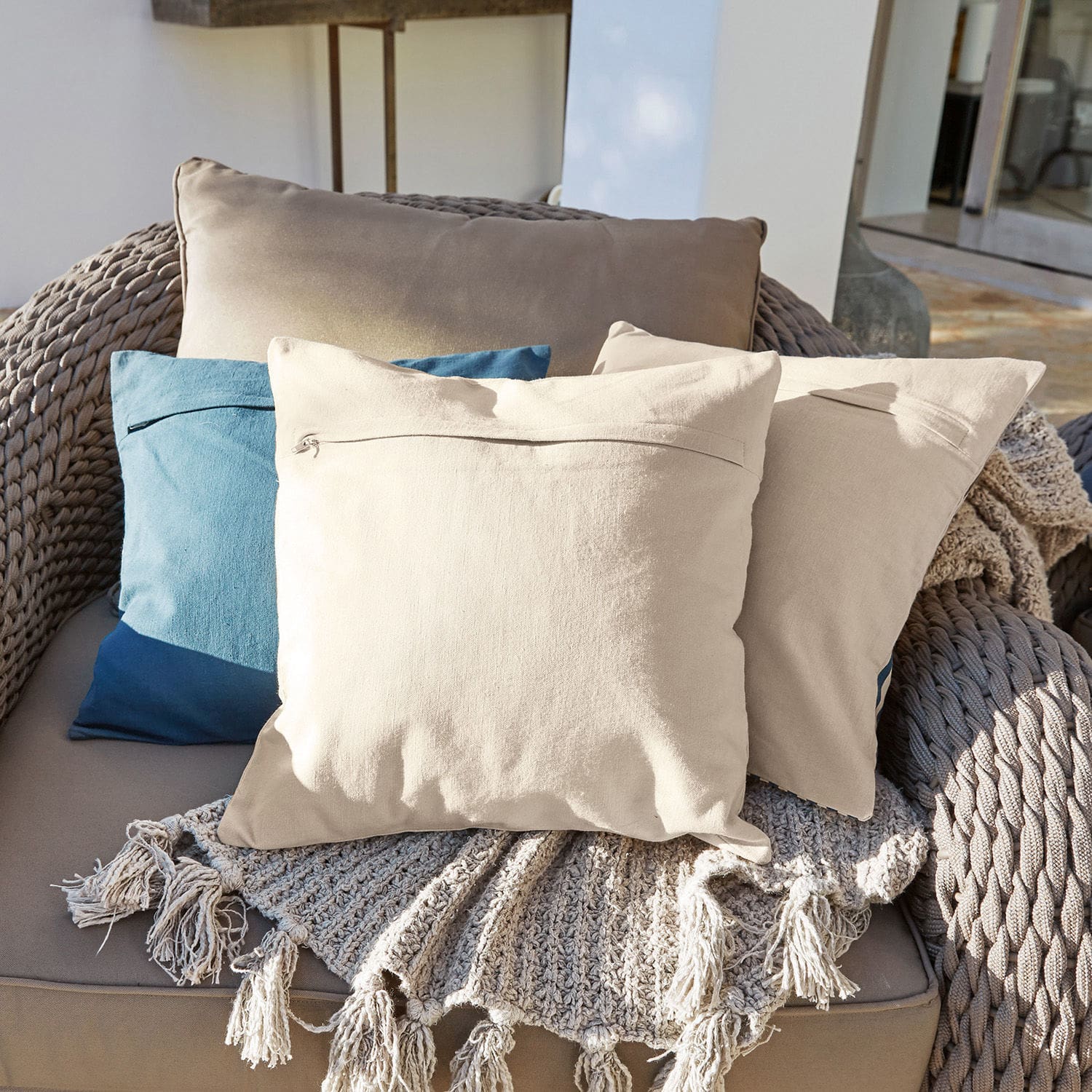 Set di 3 copricuscini Agde