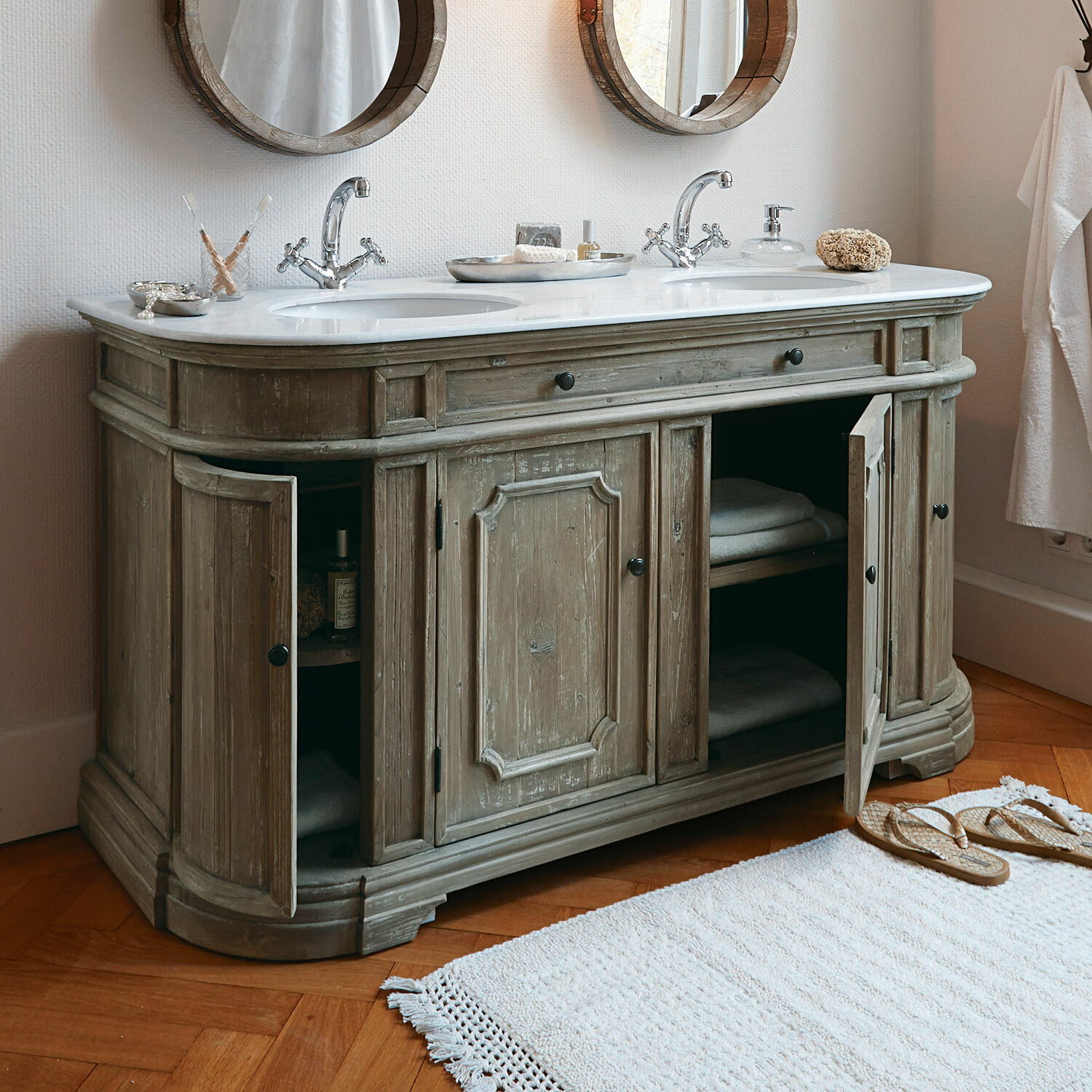 Mobile con doppio lavabo Pembroke
