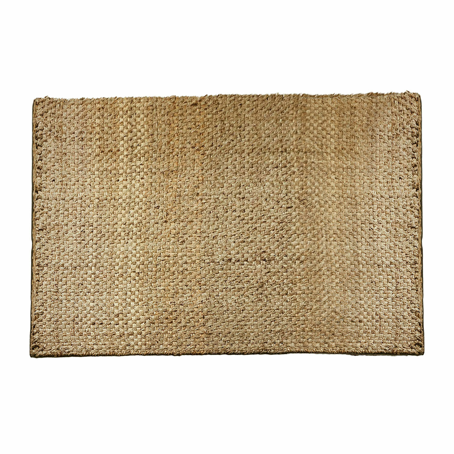 Tappeto Daoukro Tappeto rettangolare in juta naturale beige, ideale per interni e pavimenti