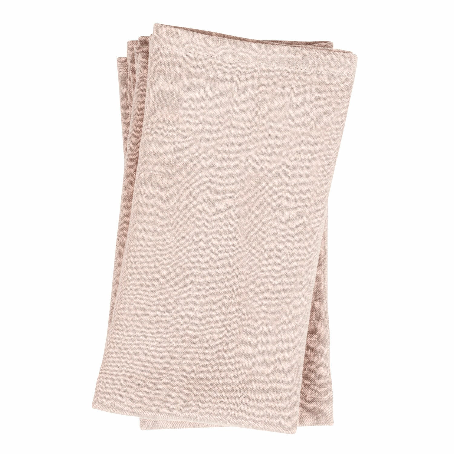 rosa Set da 4 tovaglioli in lino rosa Ghis, tessuti morbidi per decorazione tavola