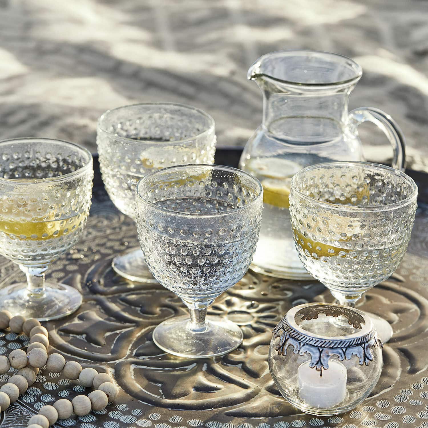 Set di 4 bicchieri Tahani