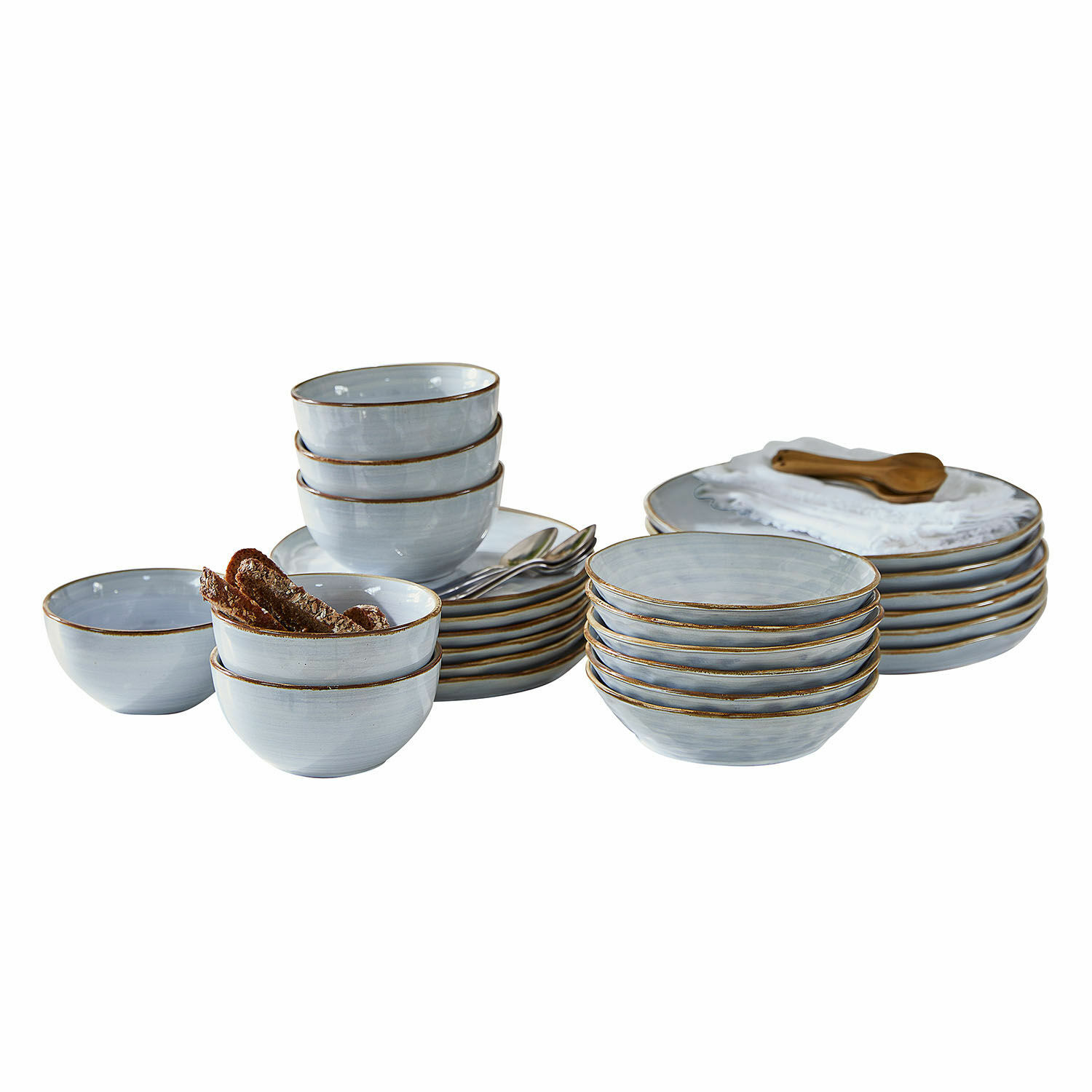 Servizio di 24 stoviglie Veena