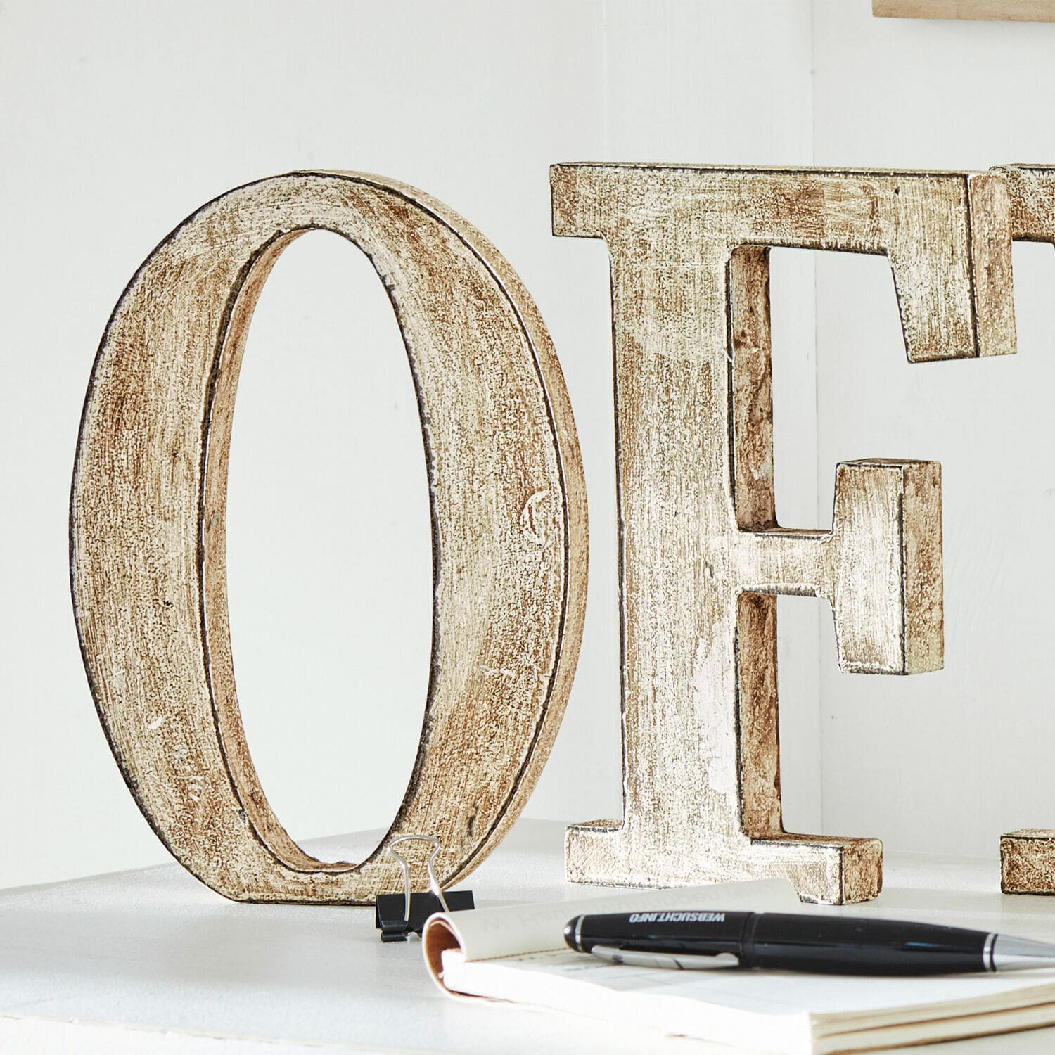 Lettere decorative Office