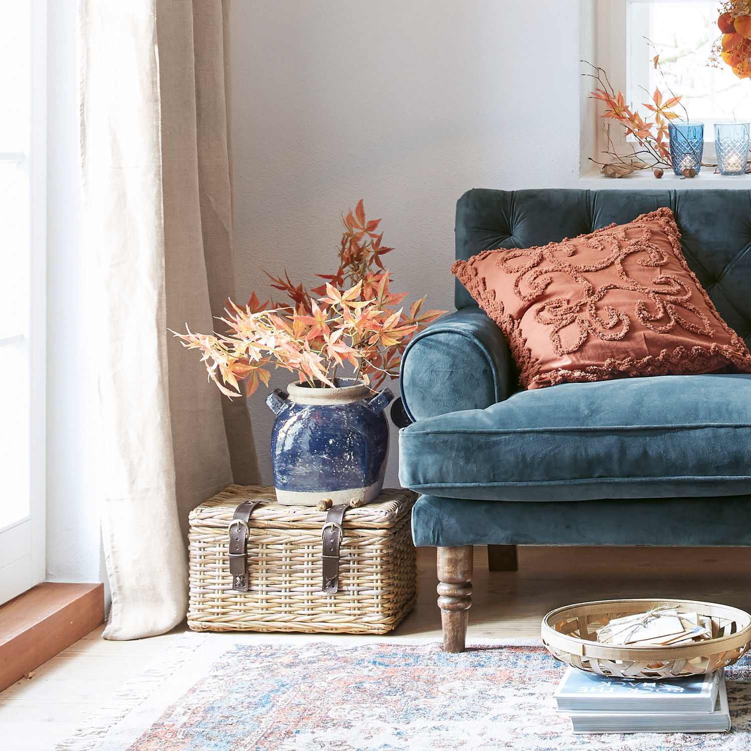 Coppia di ramoscelli decorativi Reddiere