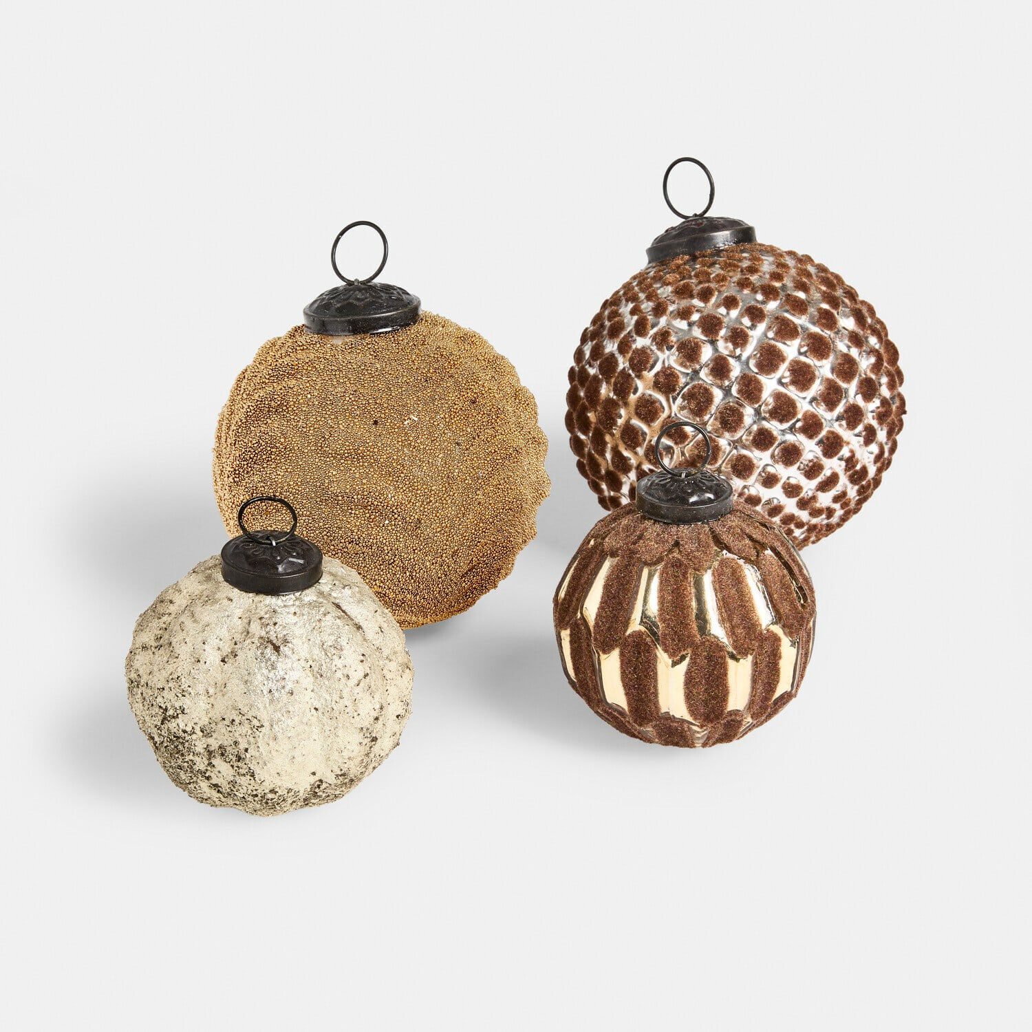 Set di 4 palline di Natale Tamarun