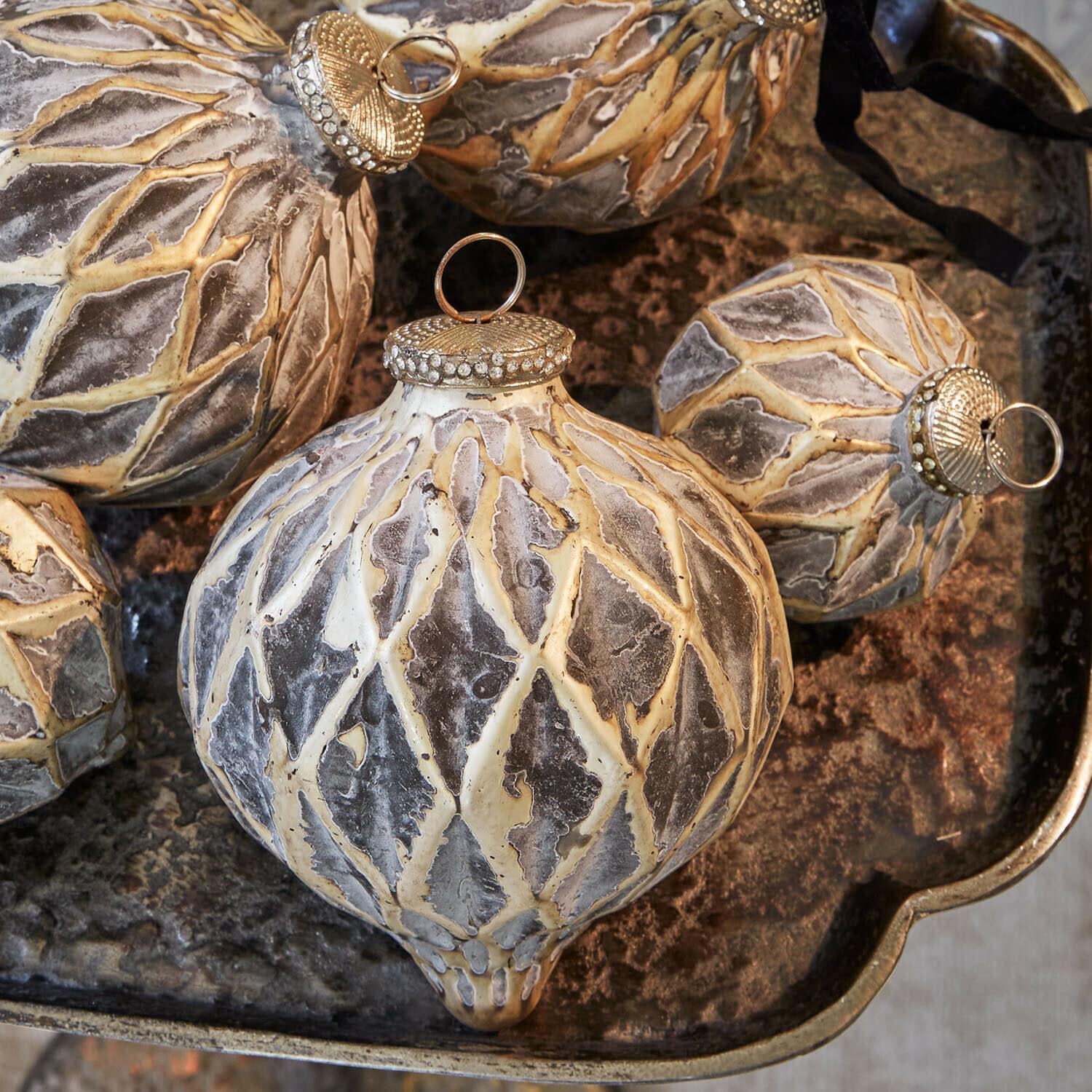 Set di 6 palline di Natale Lunagh